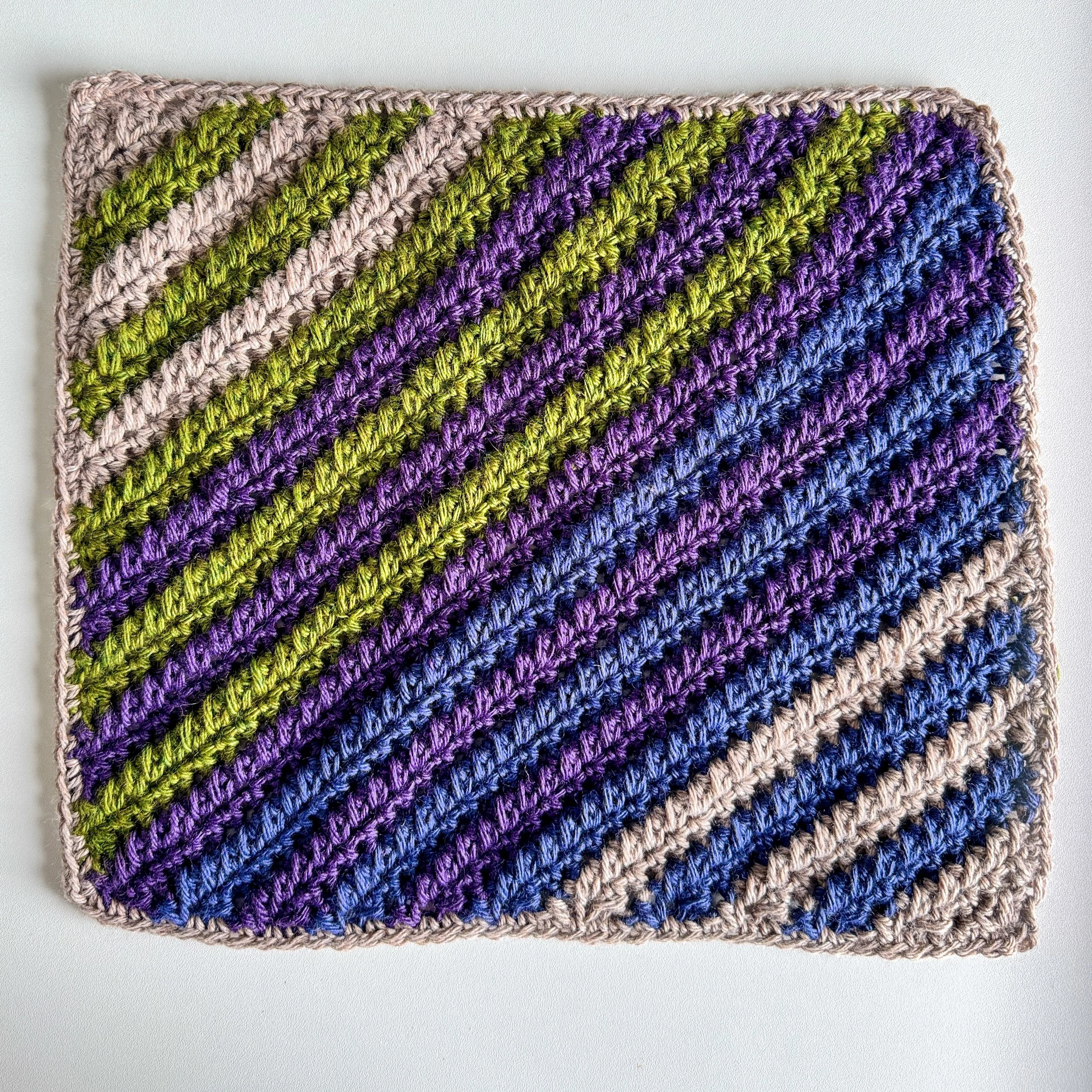 Grainline Blanket Square - Free Crochet Pattern