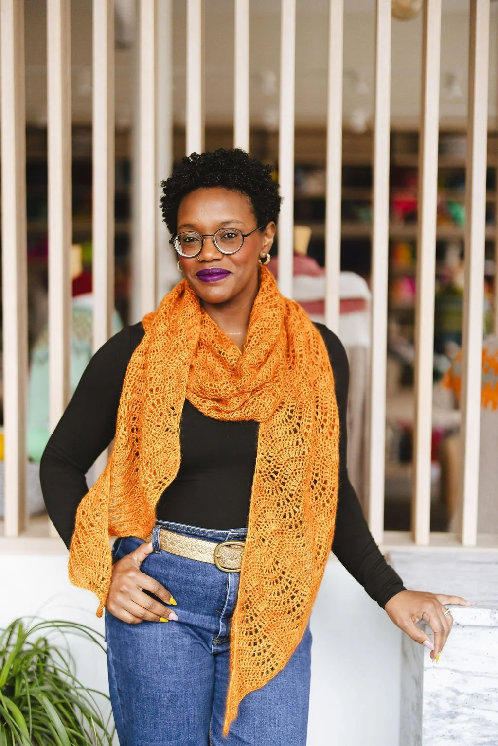 Autumn Waves Wrap Crochet Pattern