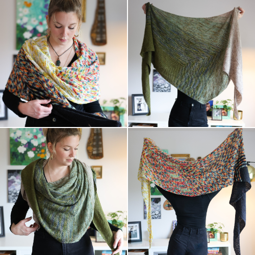 Dustwoven Shawl Crochet & Knit Pattern