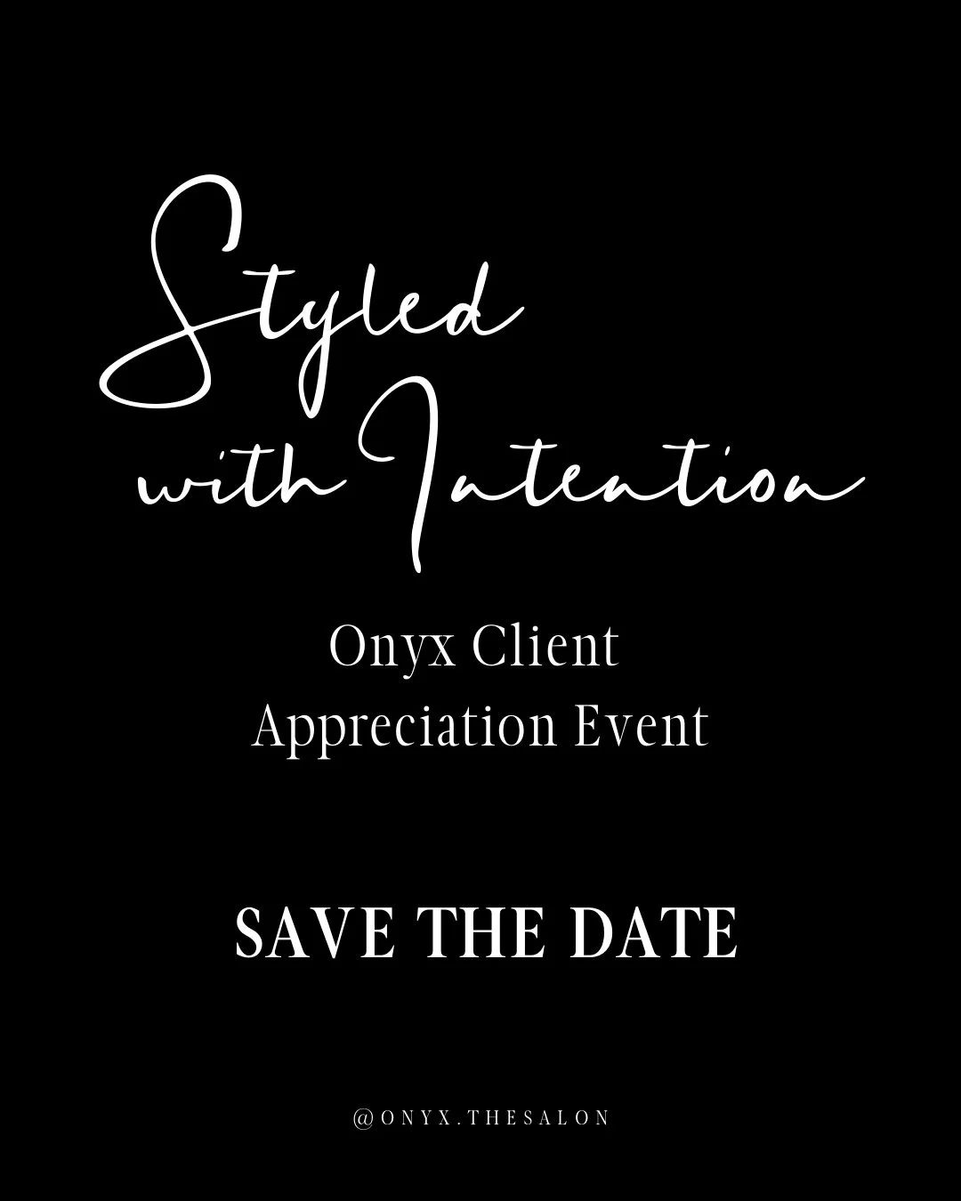 In honor of our upcoming Salon Anniversary, we&rsquo;re hosting an evening focused on celebrating the clients at the heart of what we do.

Expect hands-on styling guidance, giveaways, and a relaxed evening designed with intention. Swipe through to se