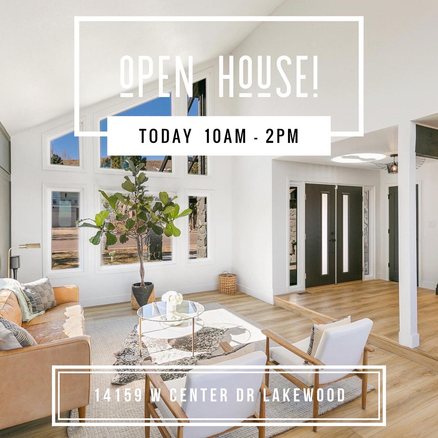 ✨OPEN HOUSE!✨ Come check out our #openhouse today from 10am-2pm at our gorgeous new listing in Green Mountain! 

🛏️ 4 beds | 🛁 3.5 baths | 🏡 4,325 sf | 🏔️ .27 acres | 🏷️ $1,495,000 |📍14159 W Center Dr Lakewood🧡 Send me a message if you&rsquo;d