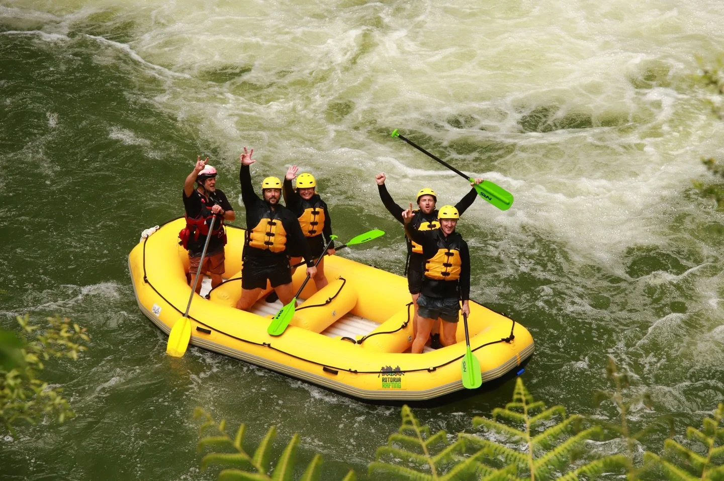 Xmas Work Do: Part One. White water rafting down the kaituna river was absolut epic- highly recommend. :-) Up next luging and a race to the bottom. Who wins?