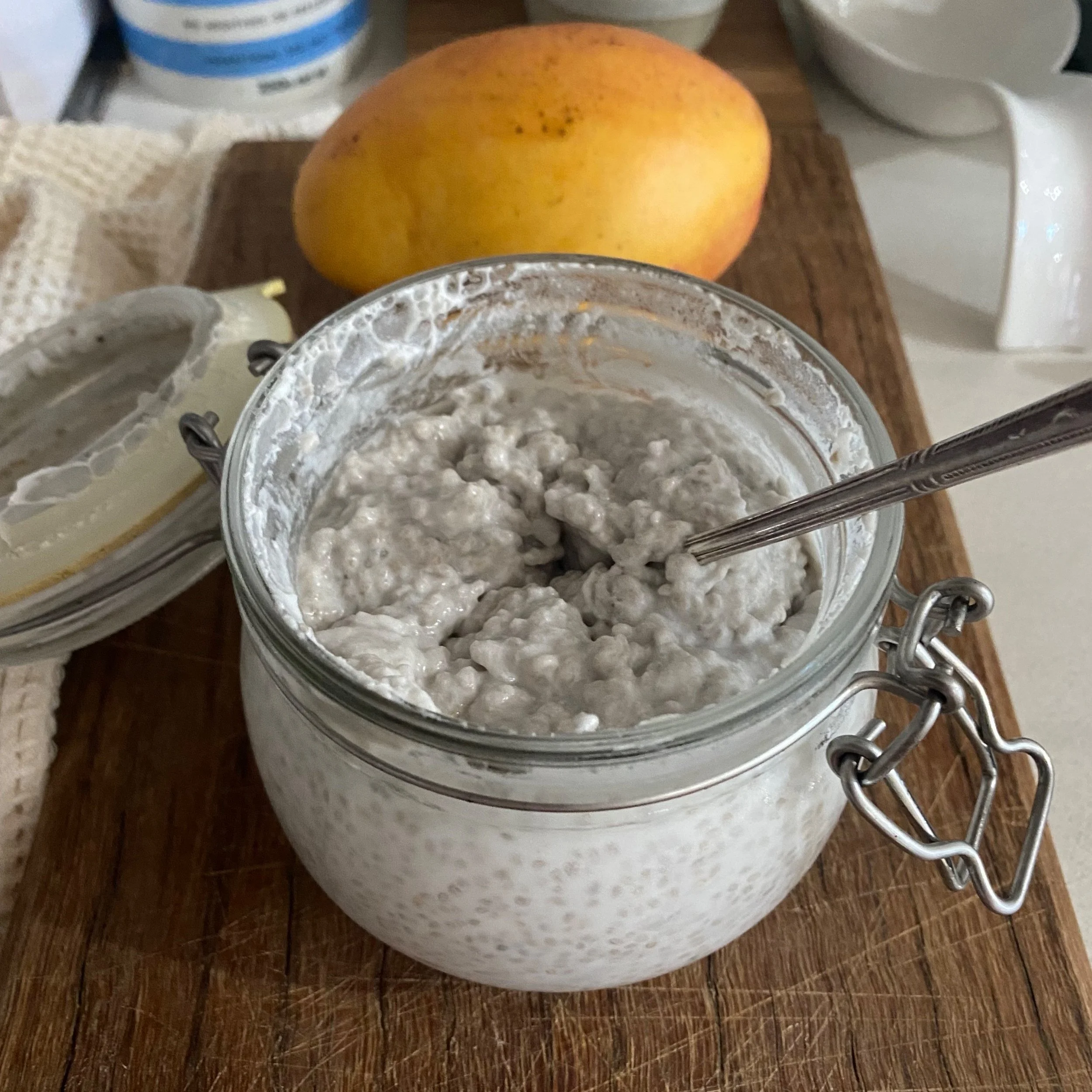 chia pudding. — nurture the seed