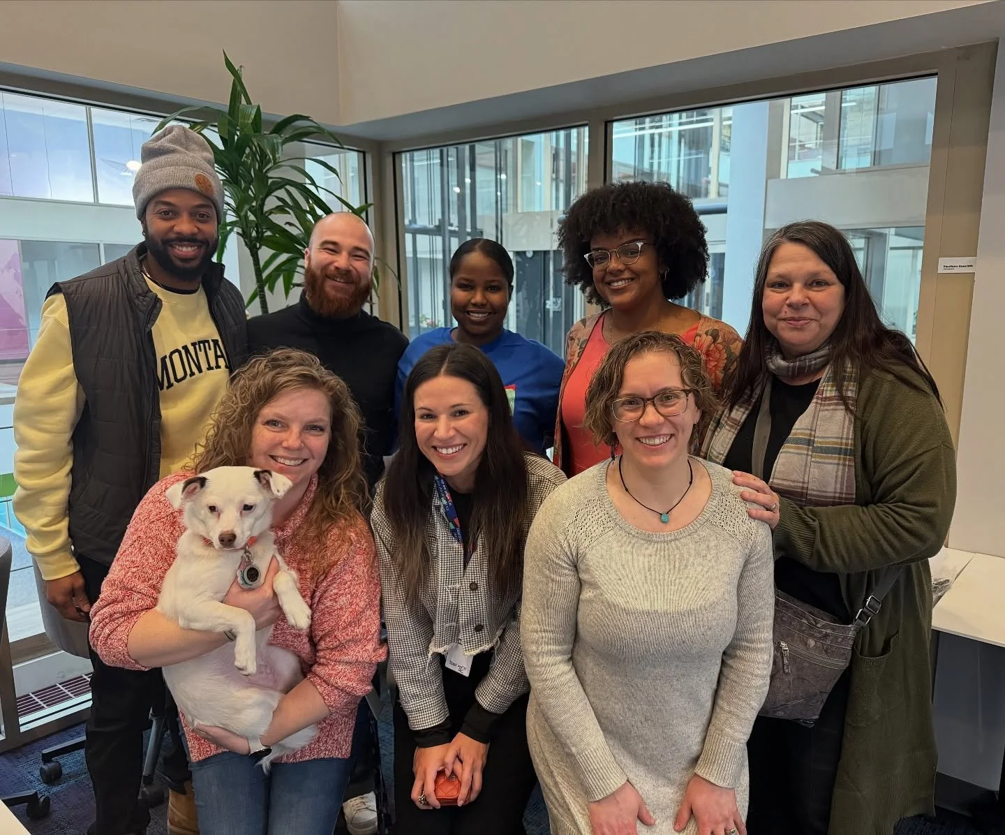 Sometimes duty calls&hellip;for a puppy in the office to brighten the day. Productivity (and cuddles) skyrocketed. 🐕🐾💫 

#FosterAdvocates #TeamJoy