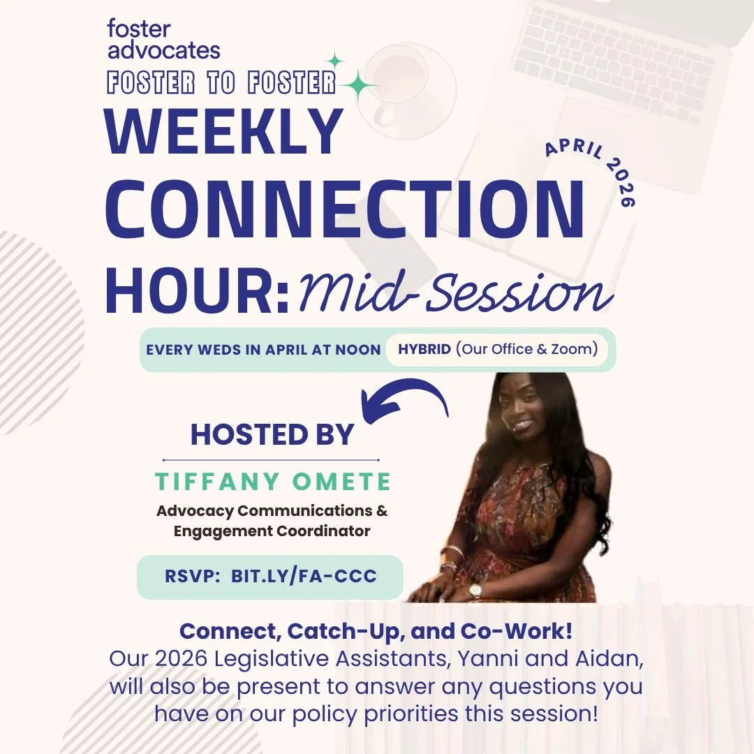 Foster to Foster, Weekly Connection Hour! Ignite your Wednesdays at EquaSpace (2550 University Ave W, Suite 200N, St. Paul, MN 55114)! 🎉 Join the fun every week this month to co-work, connect, catch up, and spark new ideas in our vibrant community.
