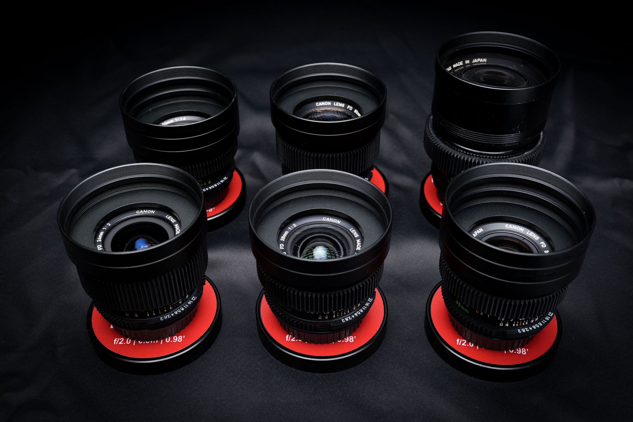 Six-lens set