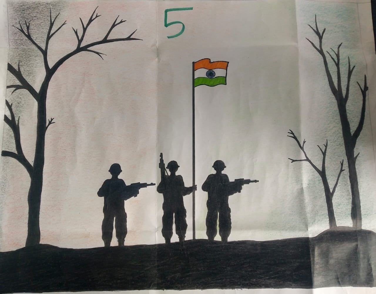 Indian Army organises painting competition for children in Kashmir valley's  border areas - India Today
