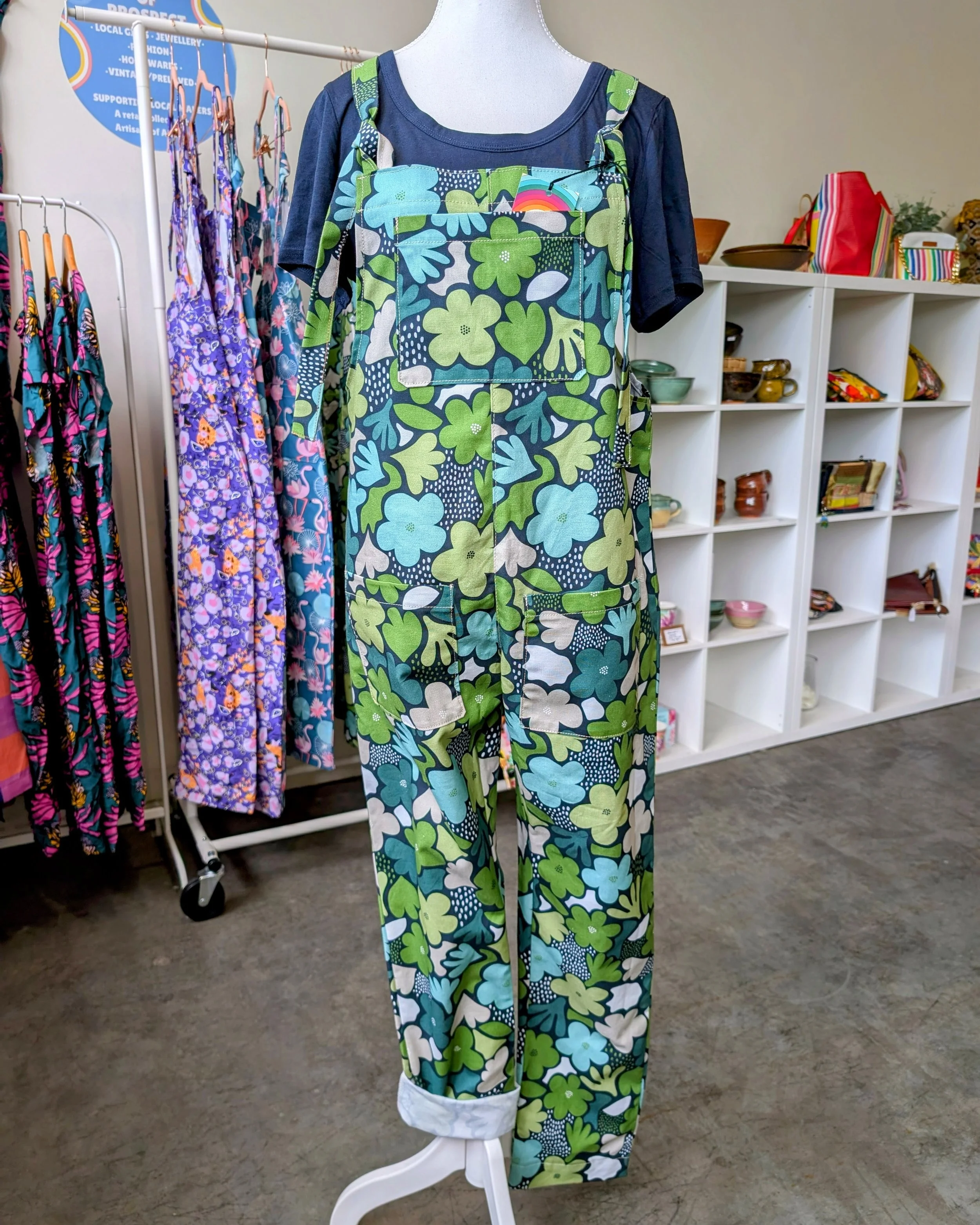 Artura Overalls - Green Garden
