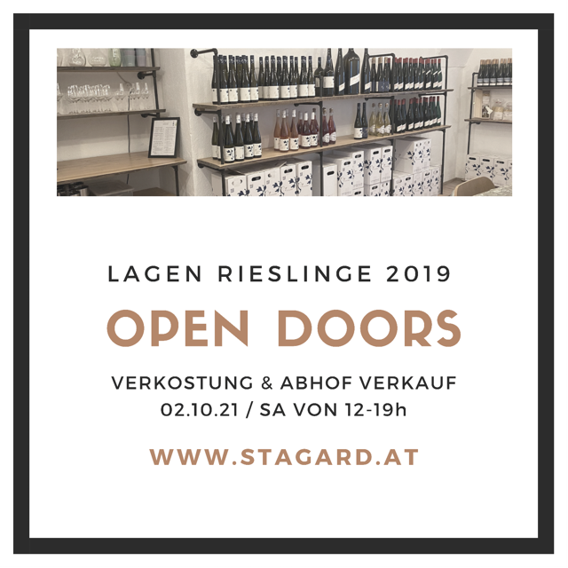 Open doors @ Wein.Cabinet am 2.10.21
