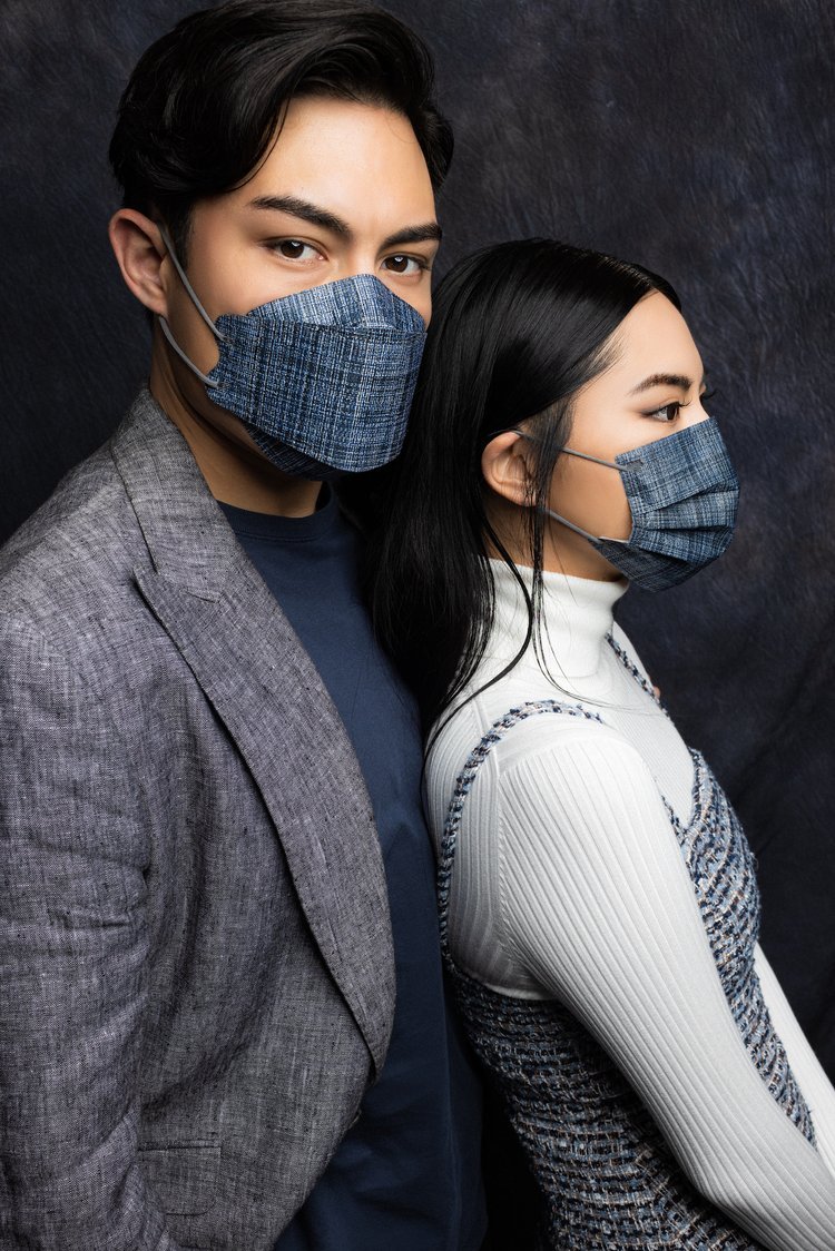 grey blue jacket frabric face mask hong kong photography studio.jpg