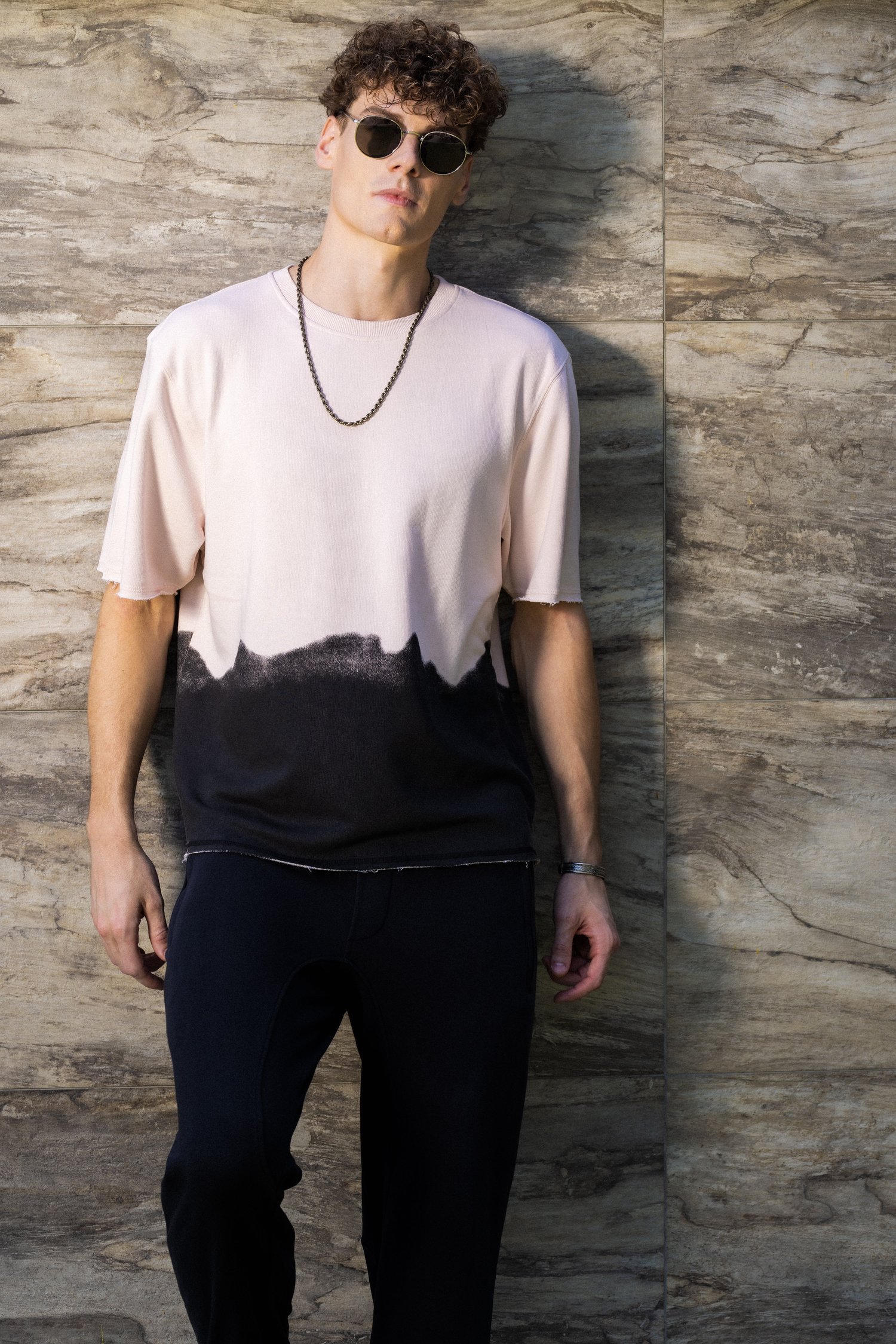 ombre fashion urban cool male model necklace shirt summer vibe hong kong photography production.jpg