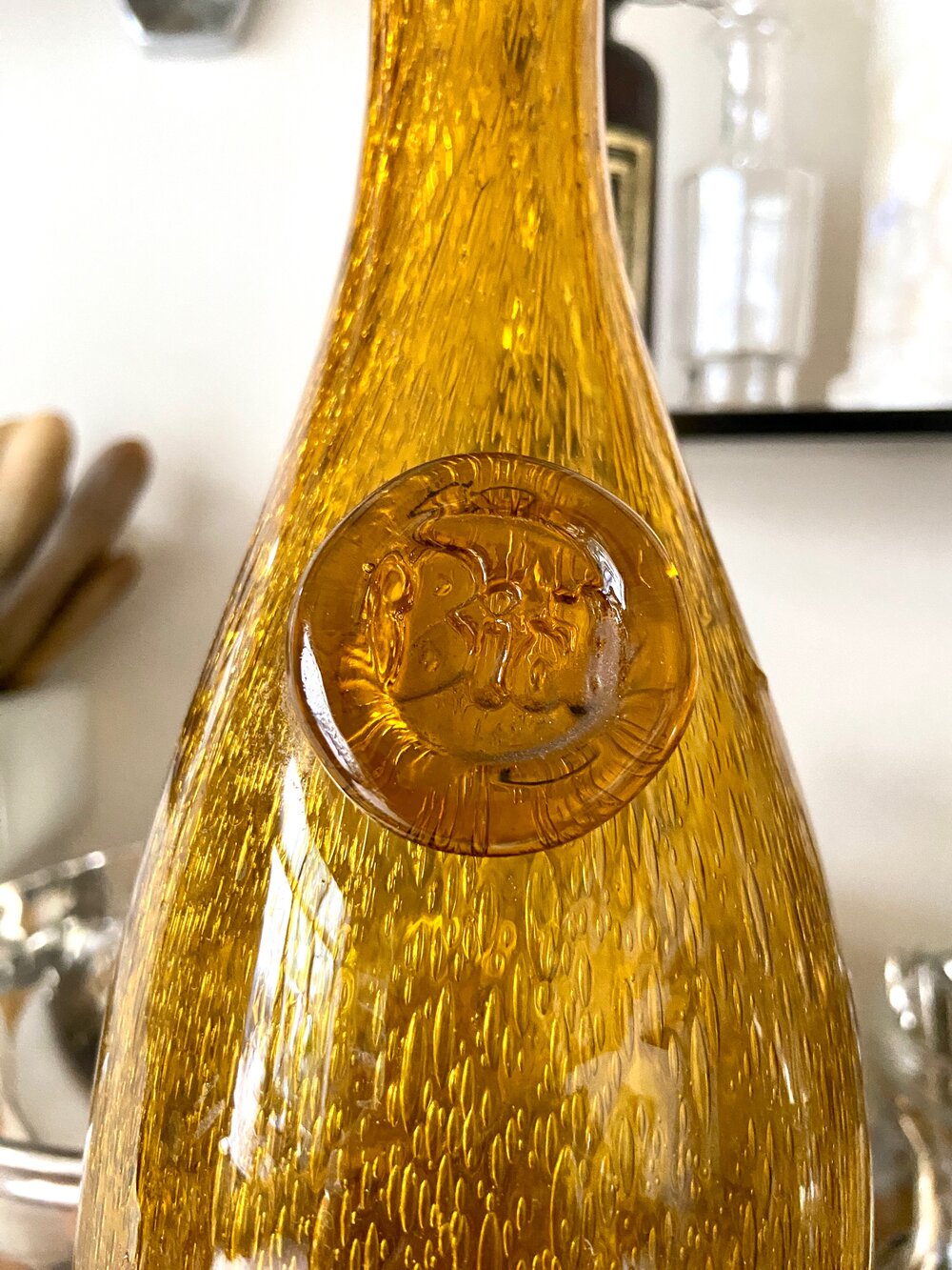 Bonbonne en verre ambré — AXS Design