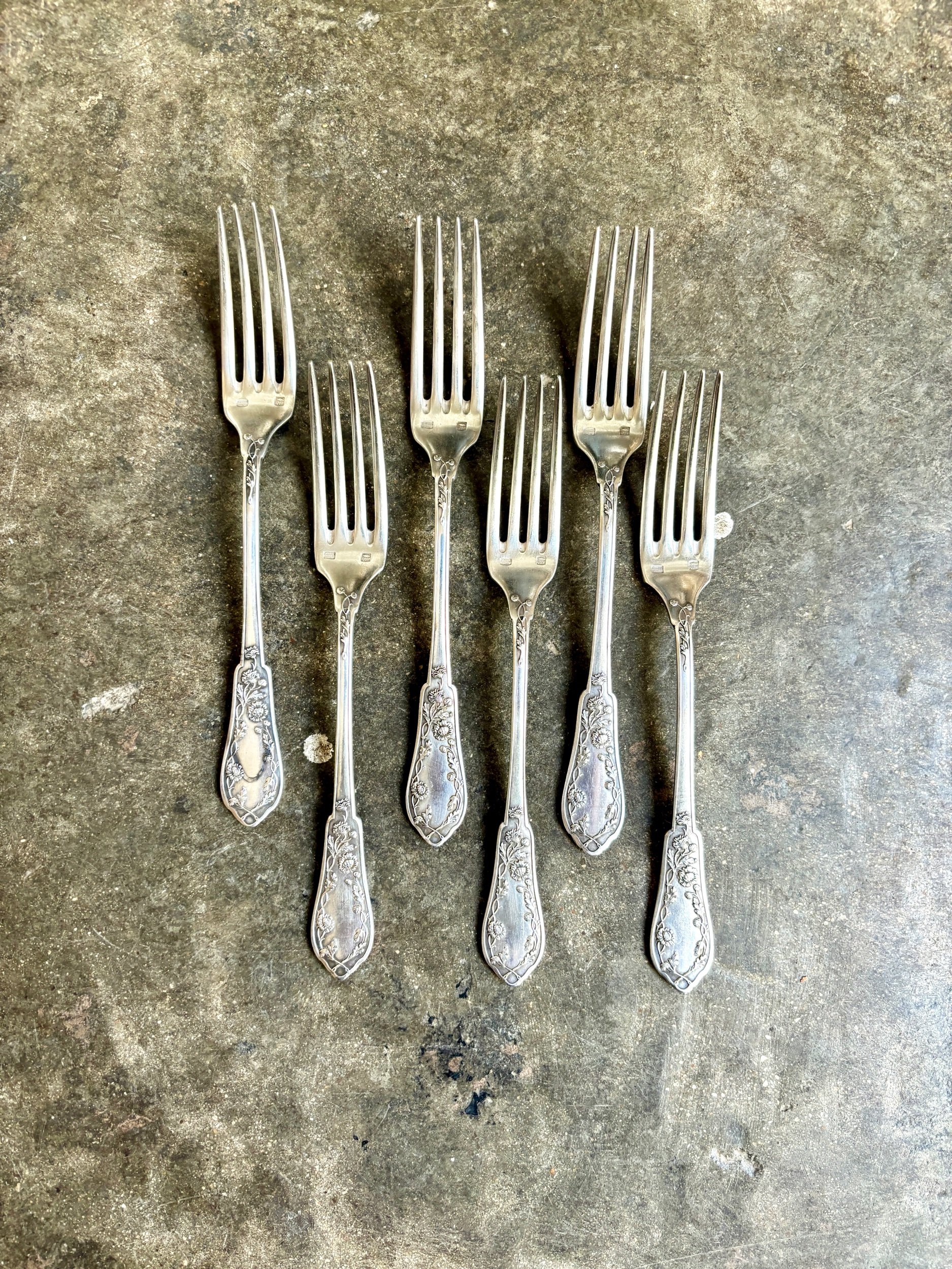 fourchettes-entremets-metal-argente-monogramme-vintage-axs-design-paris-france