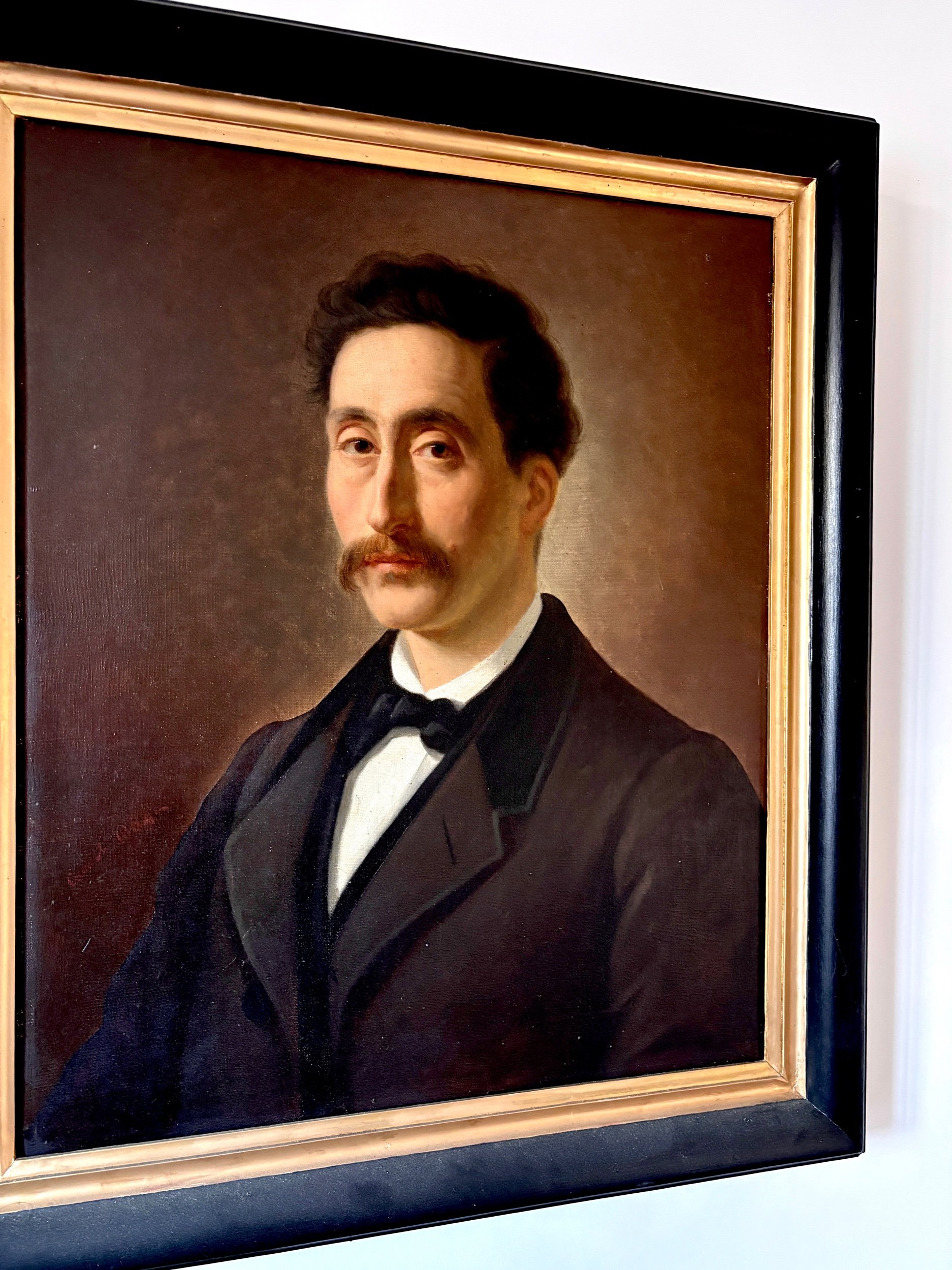 portrait-peinture-cadre-art-antique-vintage-decoration-axs-design-paris-france