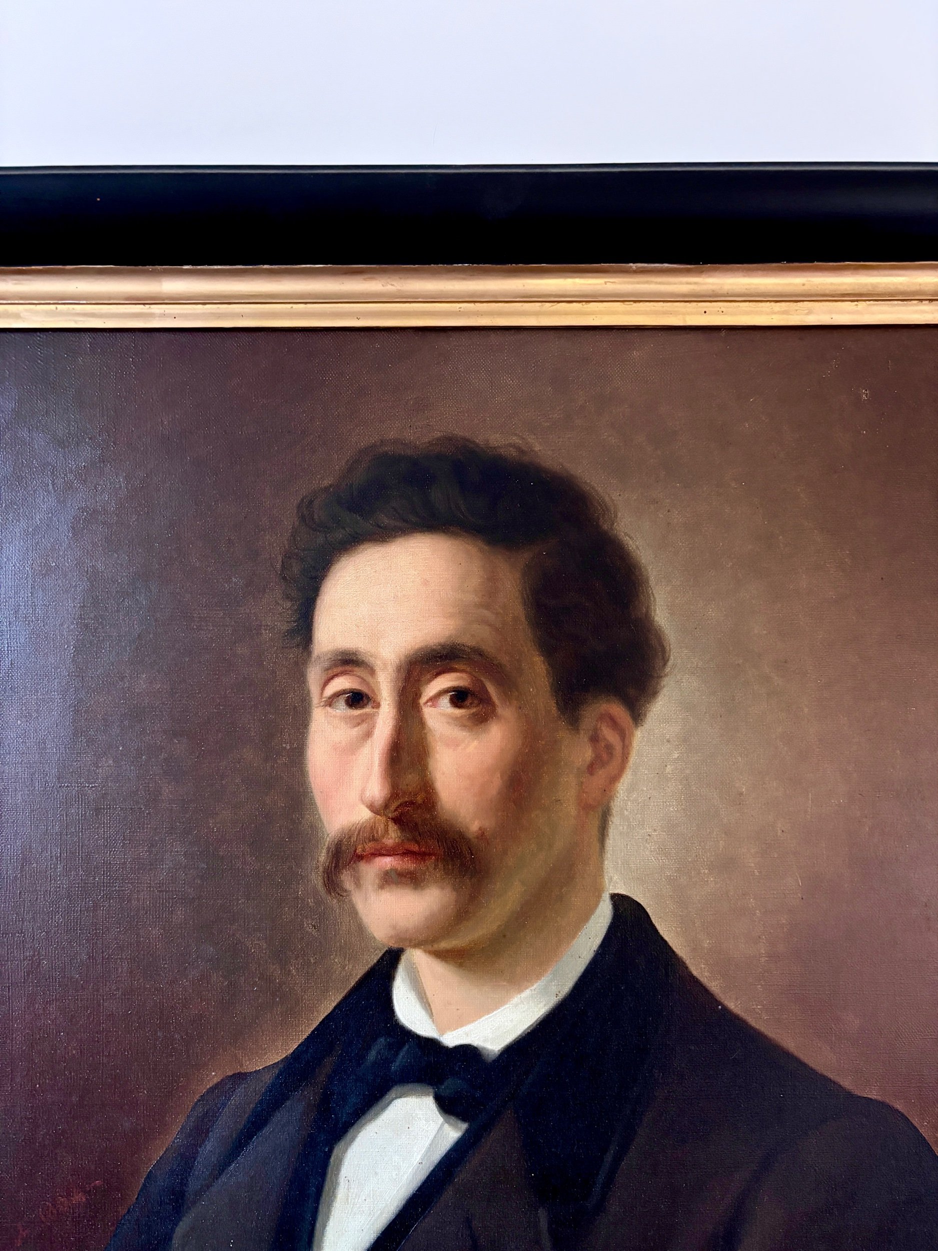 portrait-peinture-cadre-art-antique-vintage-decoration-axs-design-paris-france
