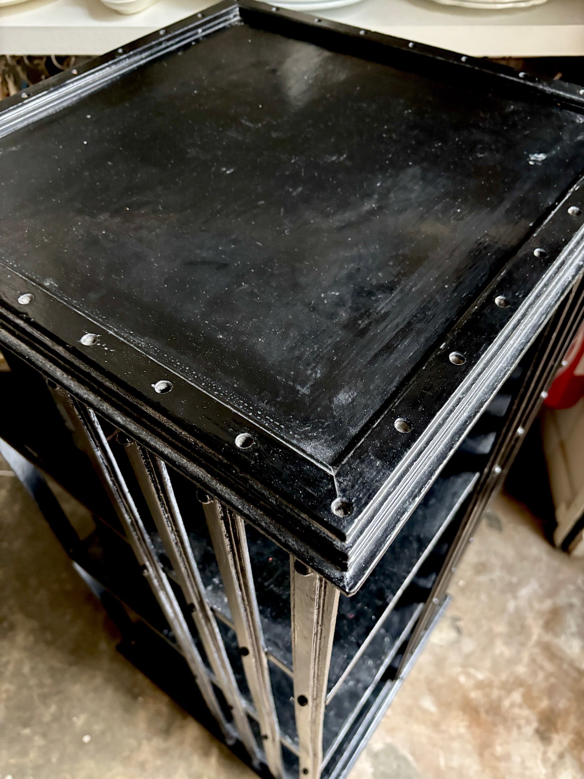 bibliotheque-tournante-napoleon-iii-bois-noir-meuble-vintage-antique-axs-design-paris-france