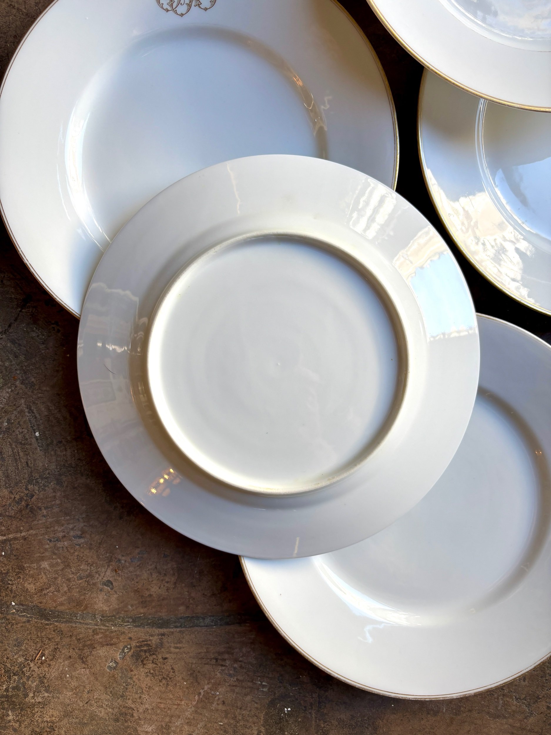 assiettes-plates-porcelaine-paris-vintage-axs-design-paris-france