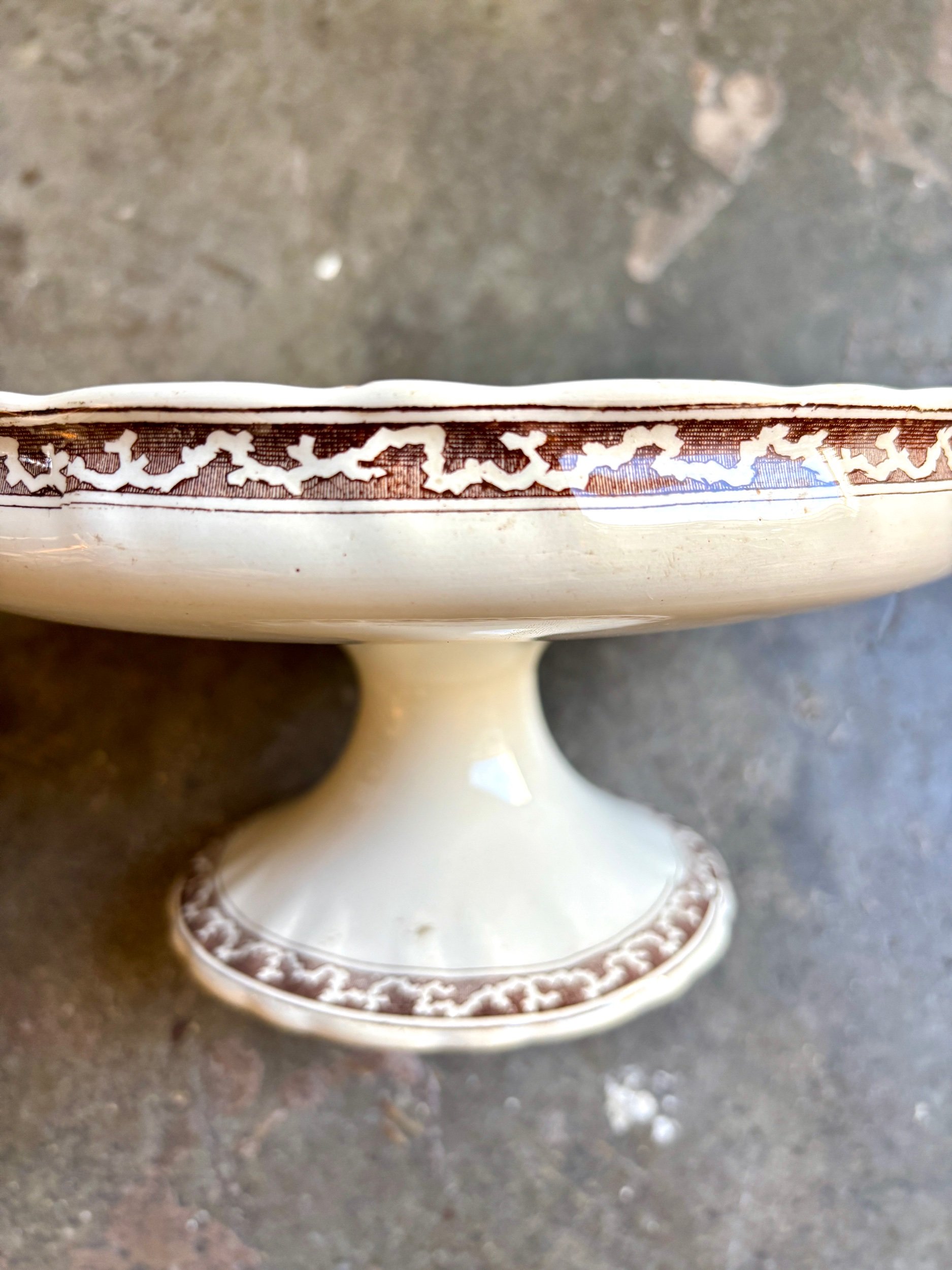 petit-compotier-creil-montereau-terre-de-fer-marron-beige-vaisselle-vintage-axs-design-paris-france