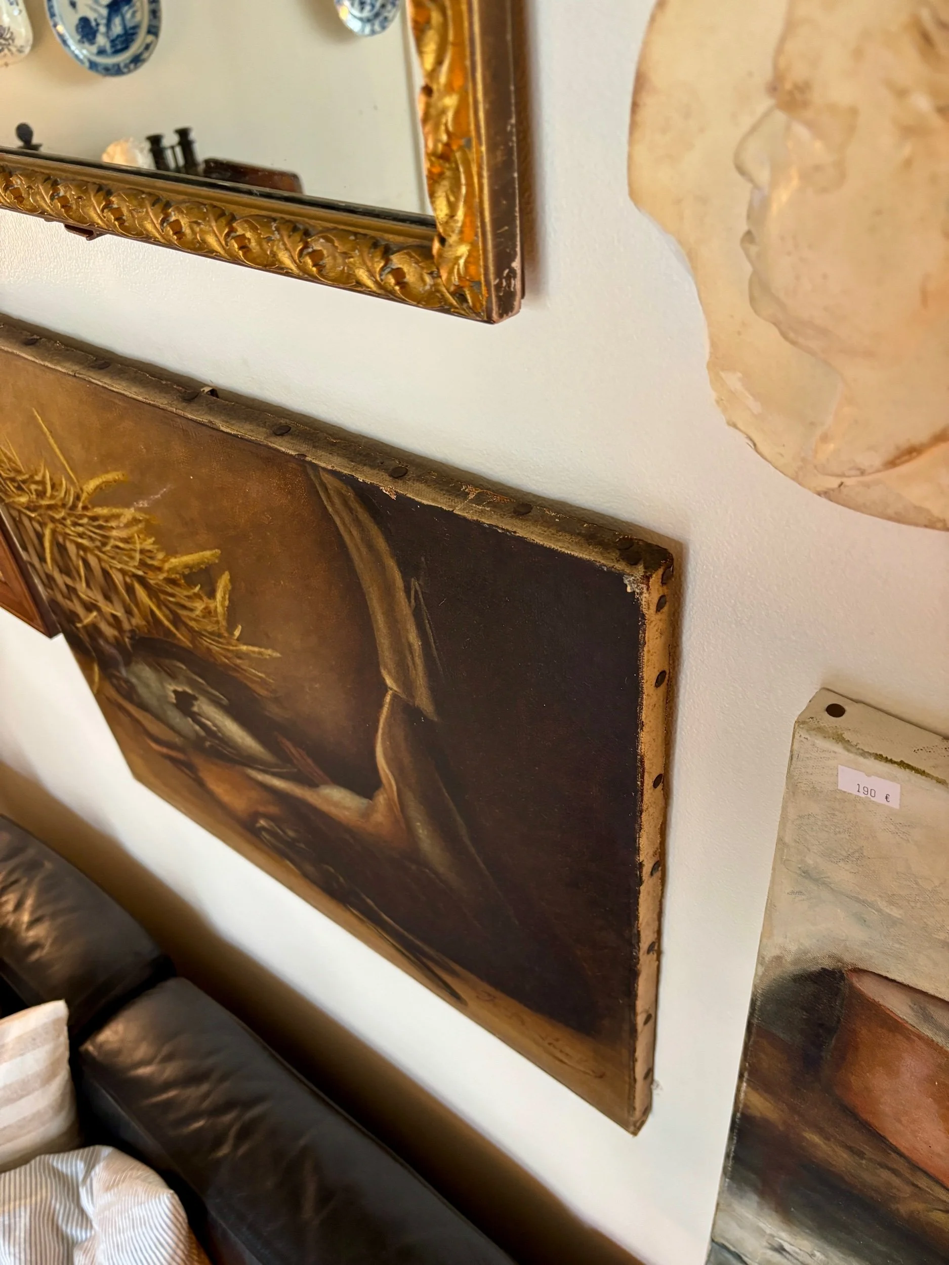 nature-morte-peinture-huile-toile-lievre-pigeon-art-decoration-vintage-axs-design-paris-france