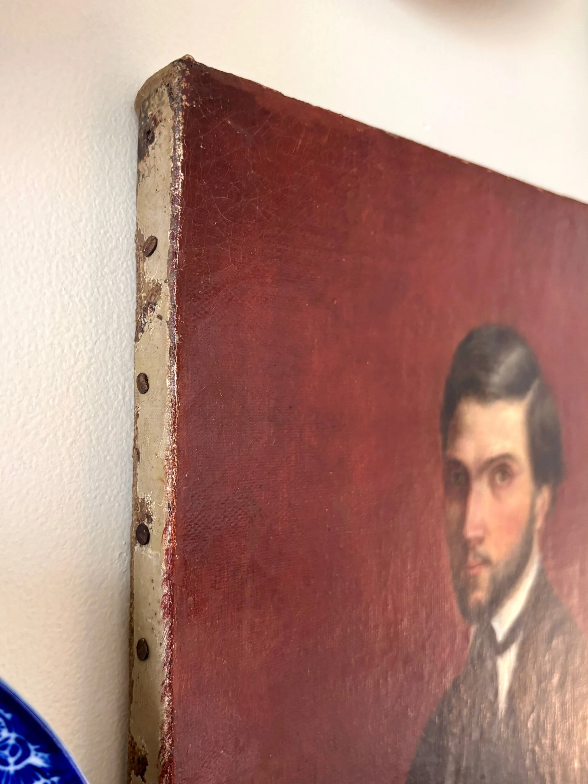 portrait-huile-toile-1842-art-vintage-antique-decoration-axs-design-paris-france