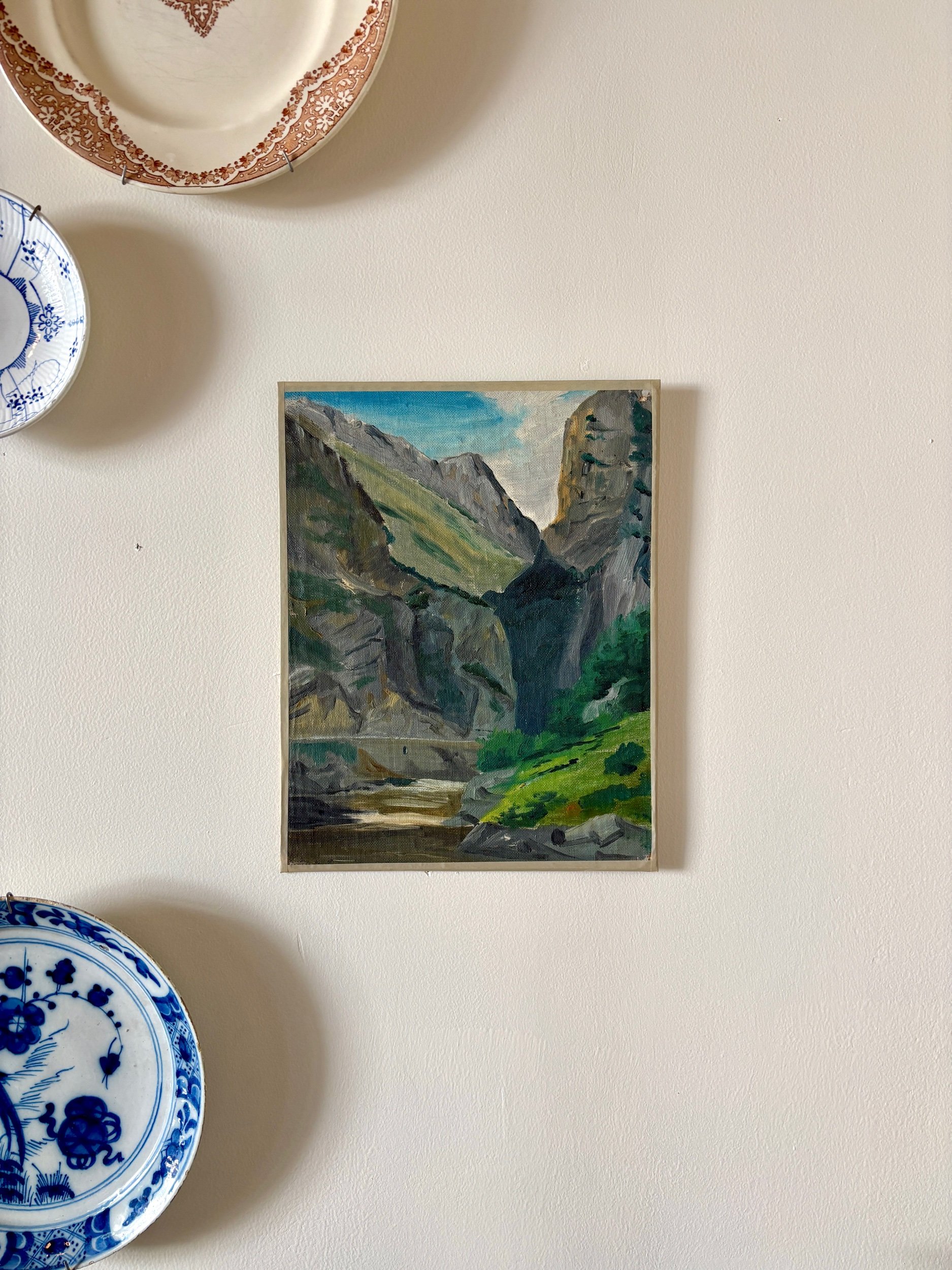 peinture-huile-toile-falaise-riviere-decoration-art-vintage-axs-design-paris-france