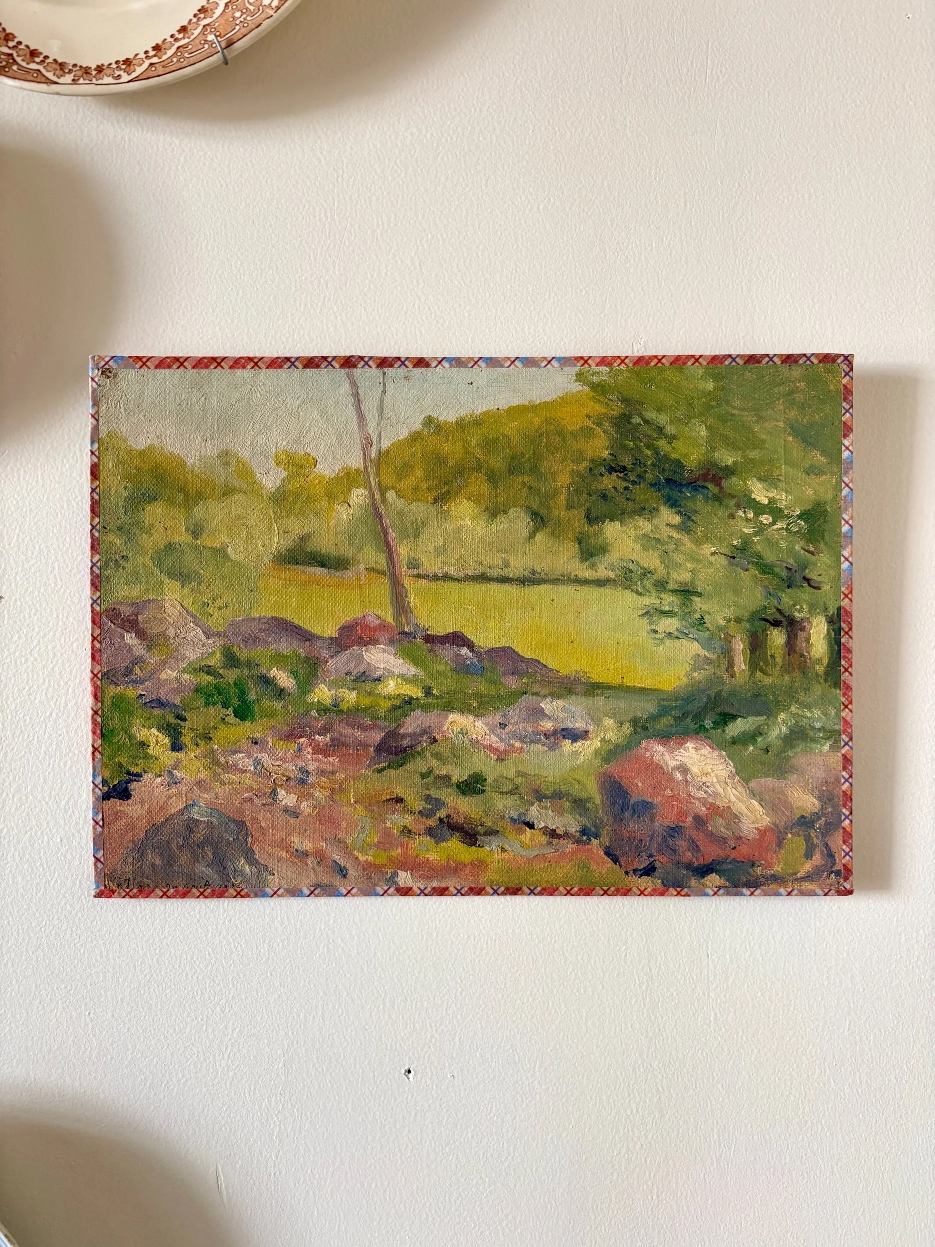 Peinture à l'huile sur toile "Nature et forêt" n°8