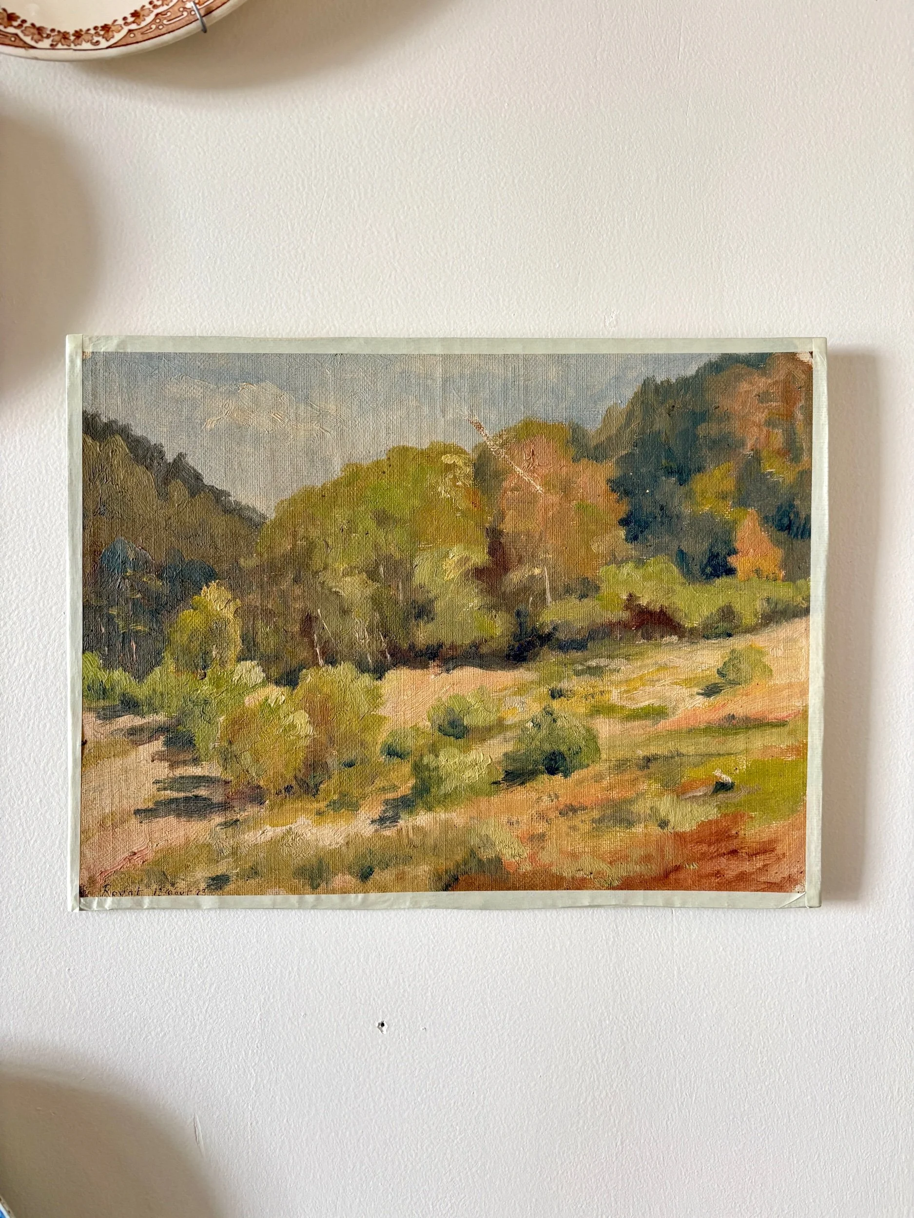 Peinture à l'huile sur toile "Nature et forêt" n°3