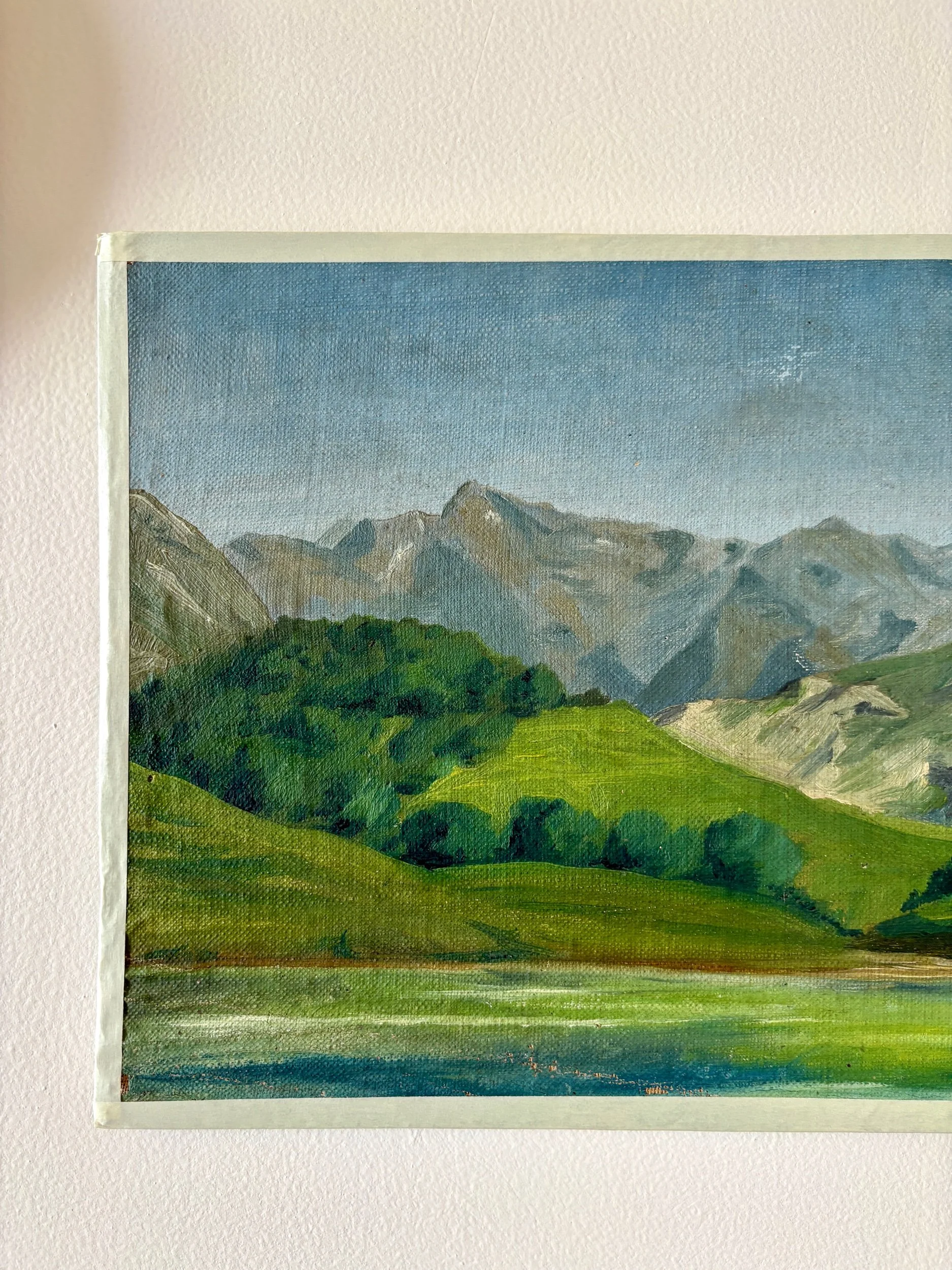 peinture-huile-toile-montagne-foret-riviere-art-decoration-vintage-axs-design-paris-france