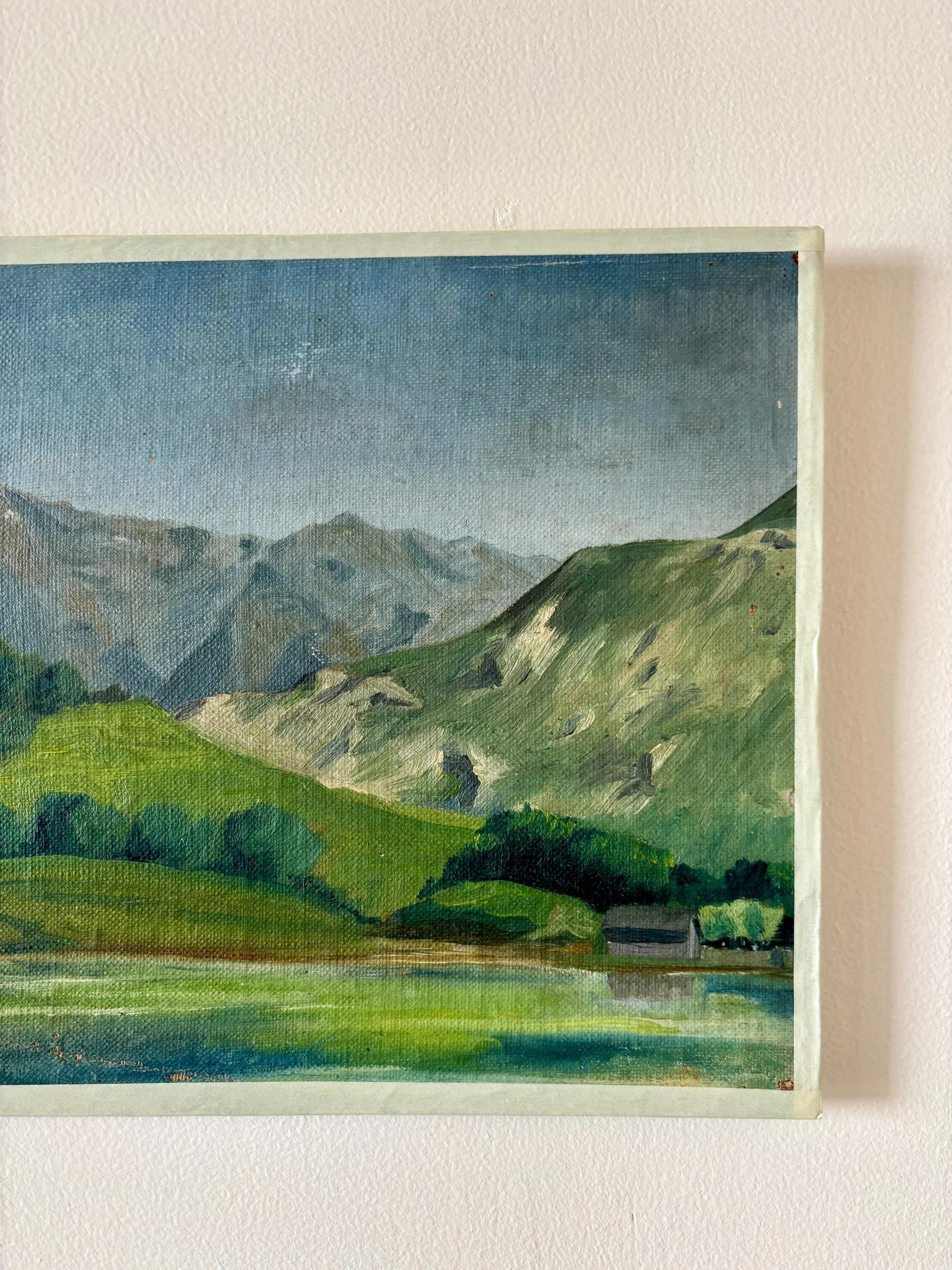peinture-huile-toile-montagne-foret-riviere-art-decoration-vintage-axs-design-paris-france