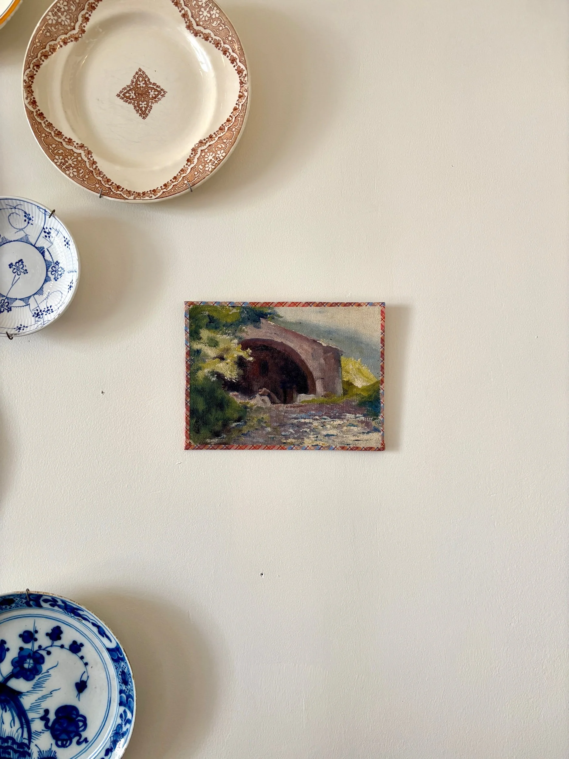 peinture-huile-toile-maison-foret-2-art-decoration-vintage-axs-design-paris-france