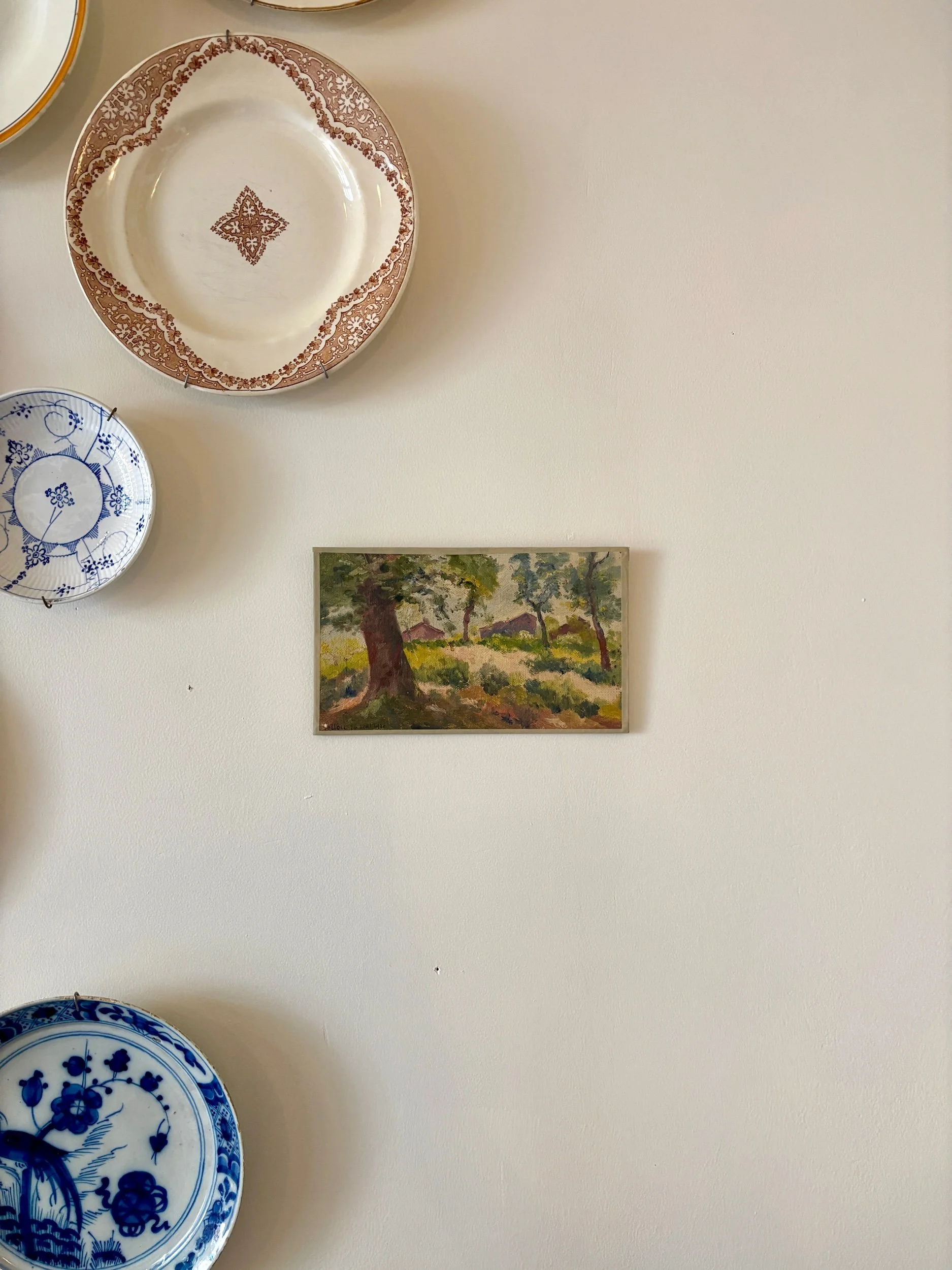 peinture-huile-toile-foret-maisons-art-decoration-vintage-axs-design-paris-france