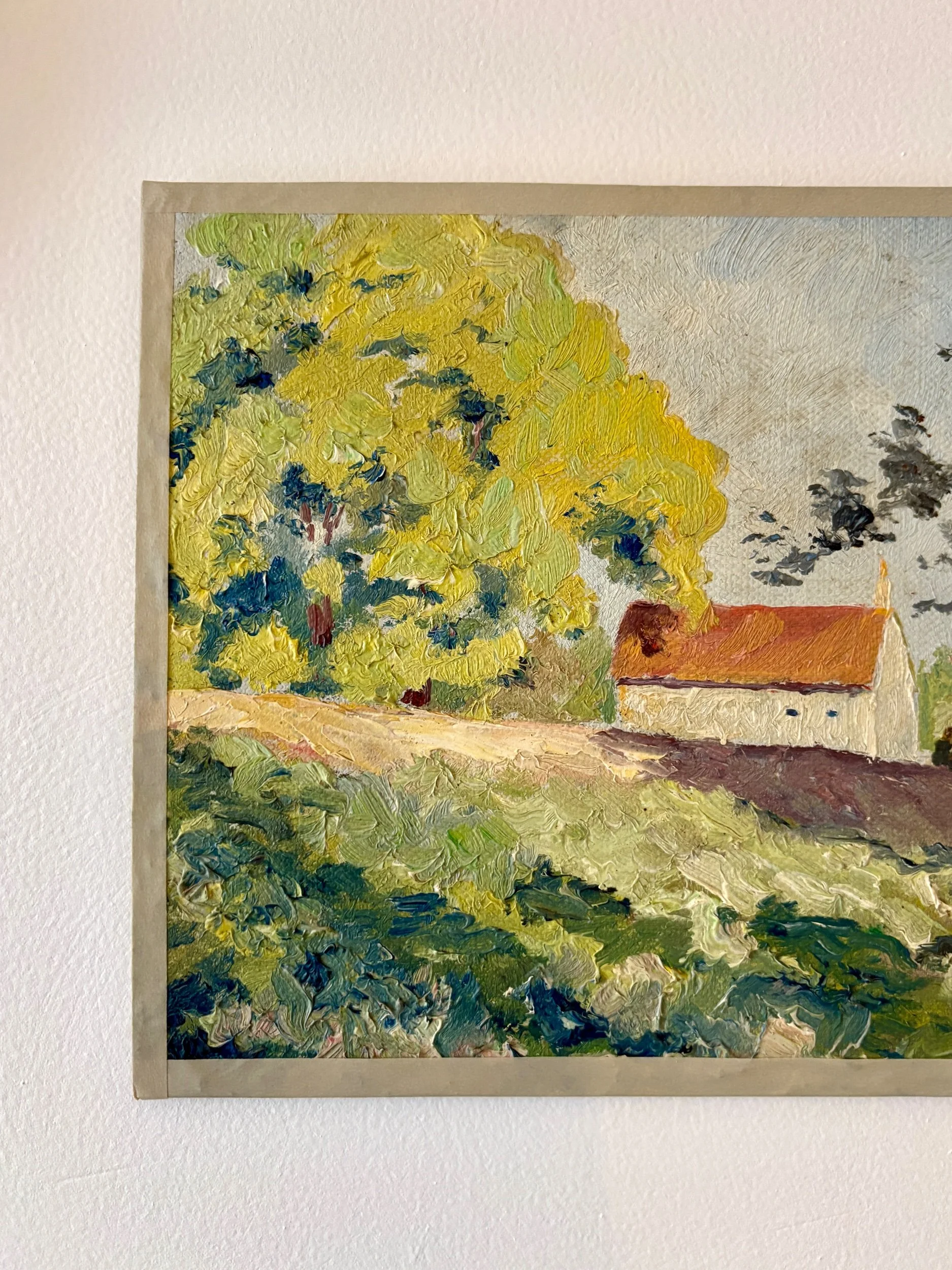 peinture-huile-toile-maison-foret-5-art-decoration-vintage-axs-design-paris-france