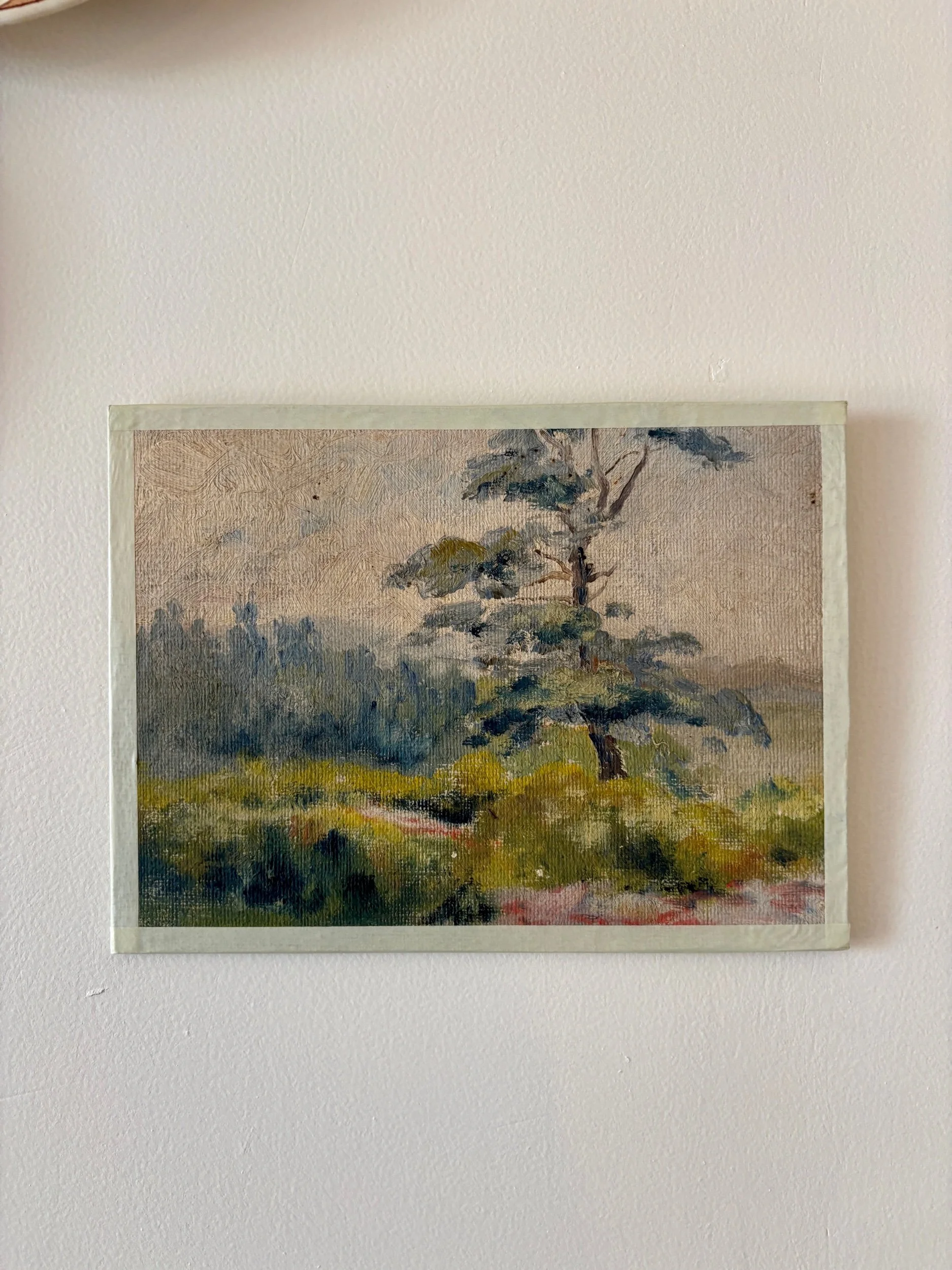 Peinture à l'huile sur toile "Forêt" n°37
