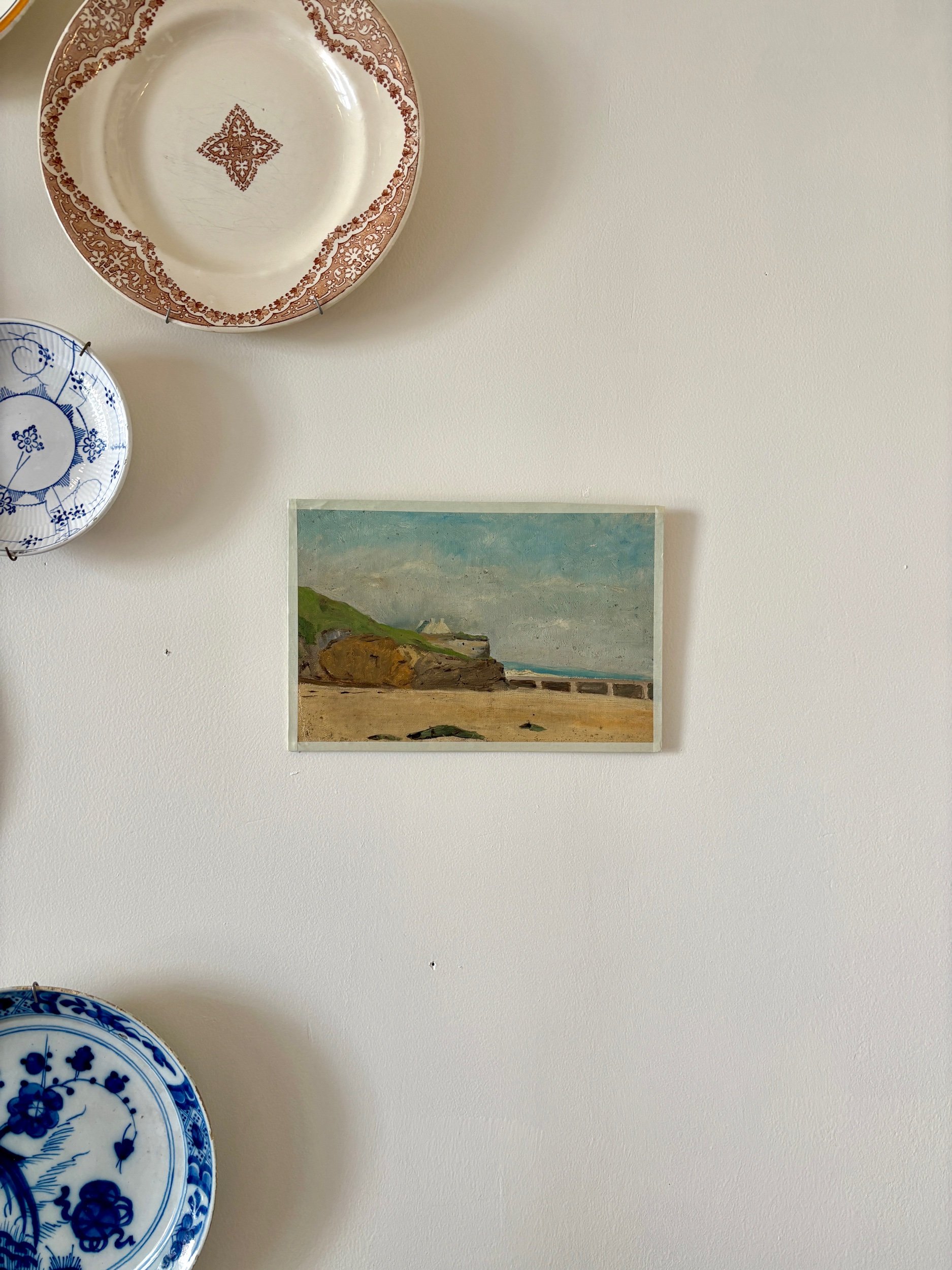 peinture-huile-toile-plage-falaise-mer-art-decoration-vintage-axs-design-paris-france