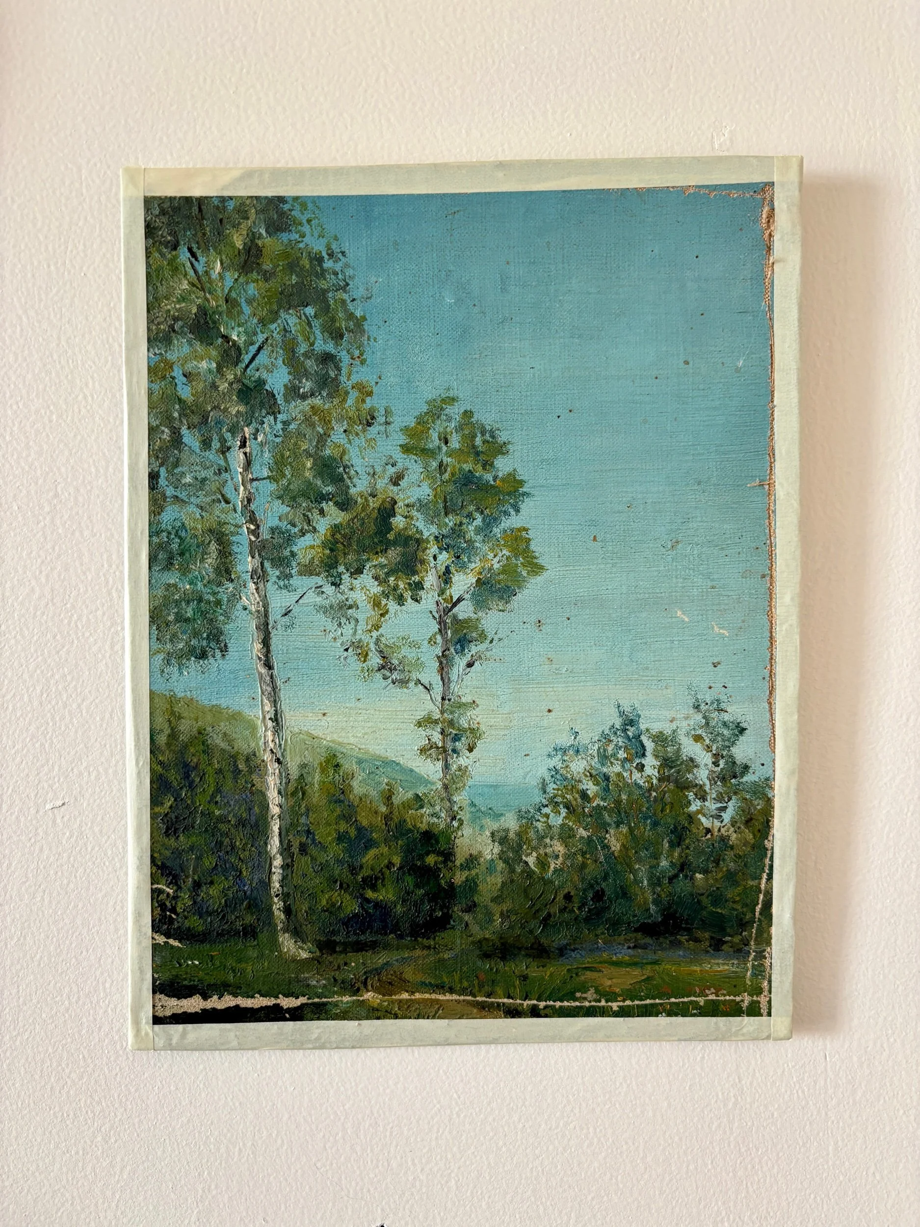 peinture-huile-toile-foret-1-art-decoration-vintage-axs-design-paris-france