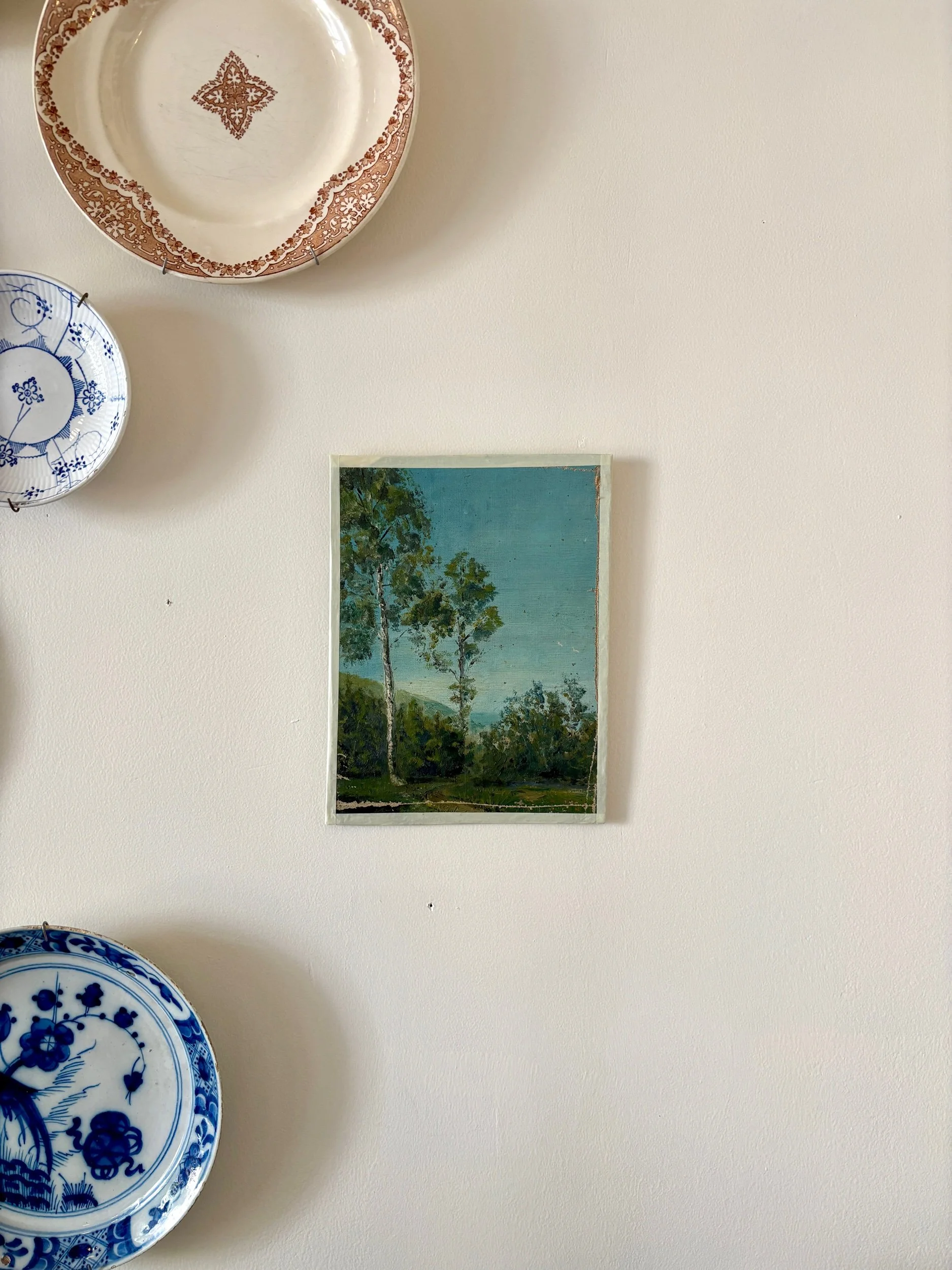 peinture-huile-toile-foret-1-art-decoration-vintage-axs-design-paris-france