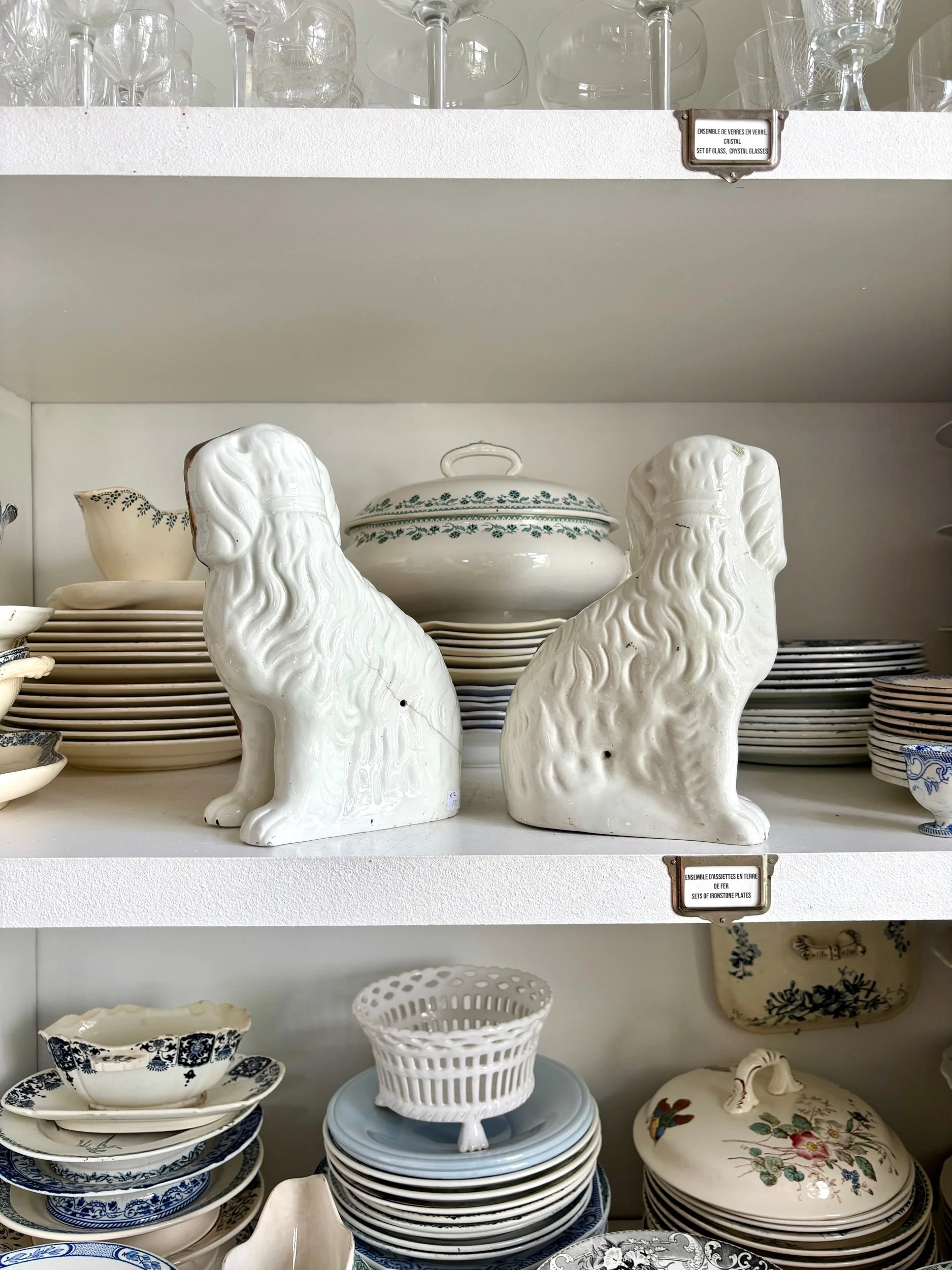 chiens-cavalier-king-charles-faience-blanc-marron-staffordshire-1860-decoration-antique-vintage-axs-design-paris-france