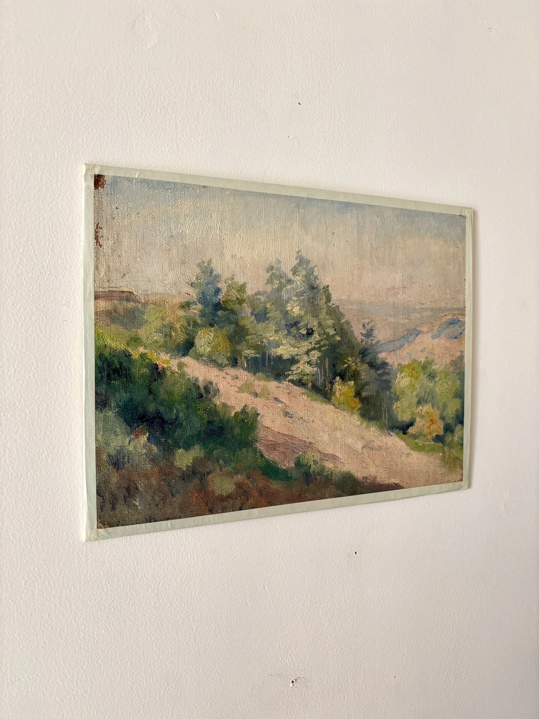 peinture-huile-toile-foret-57-art-decoration-vintage-axs-design-paris-france