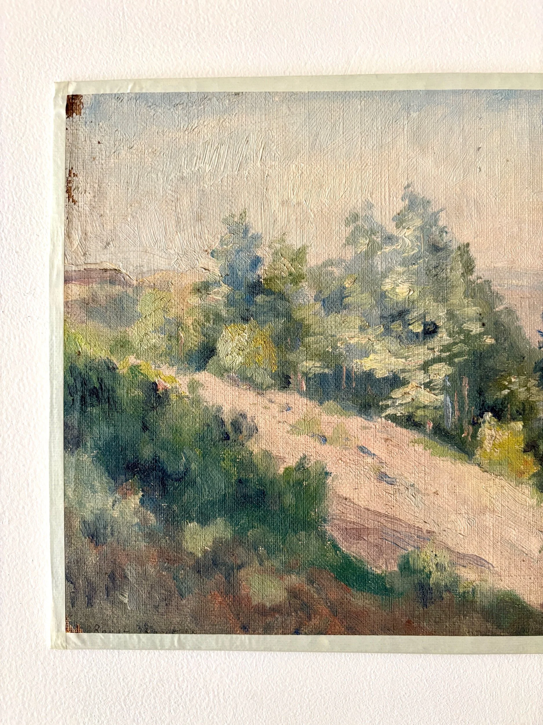 peinture-huile-toile-foret-57-art-decoration-vintage-axs-design-paris-france