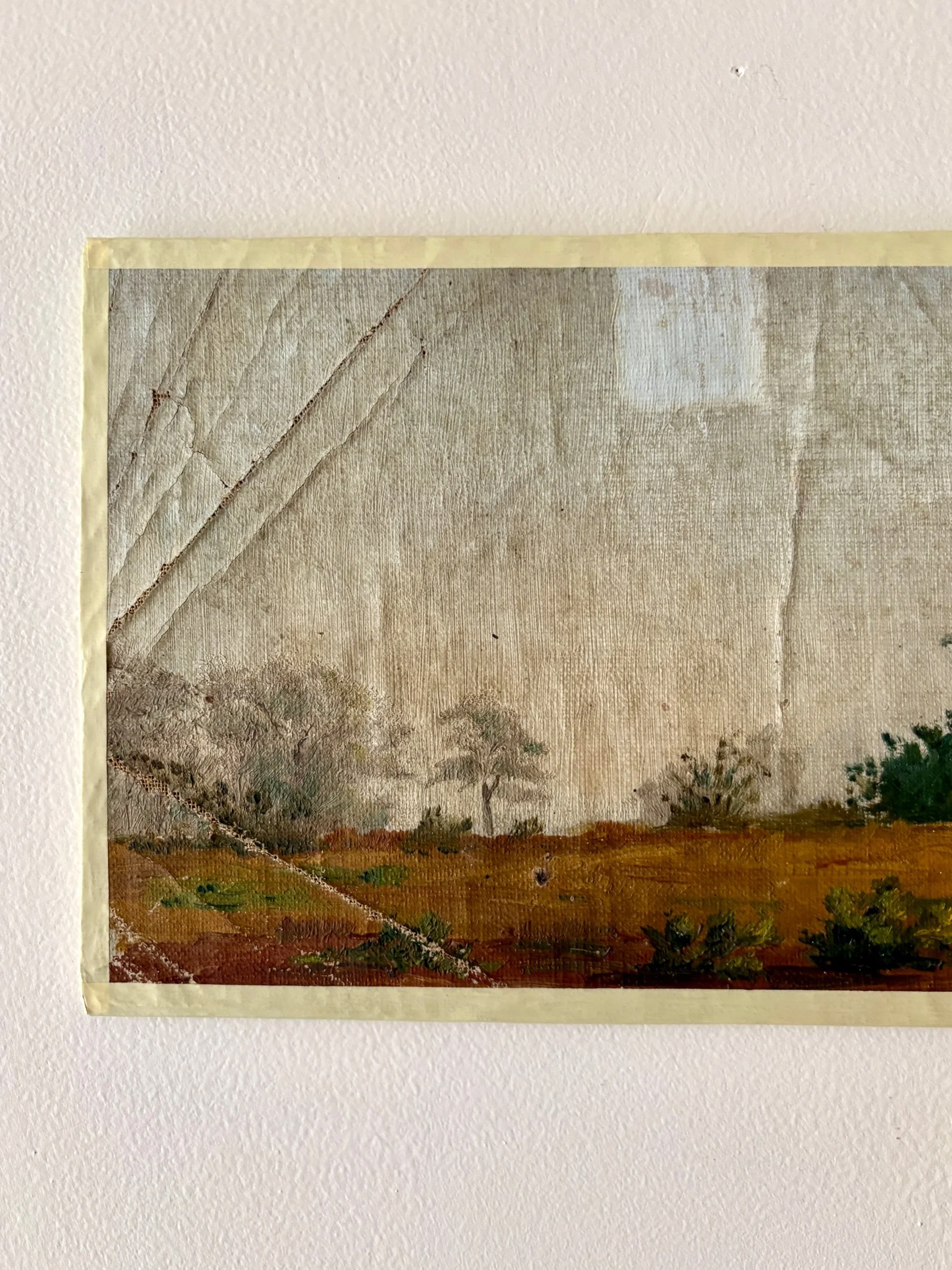 peinture-huile-toile-foret-66-art-decoration-vintage-axs-design-paris-france