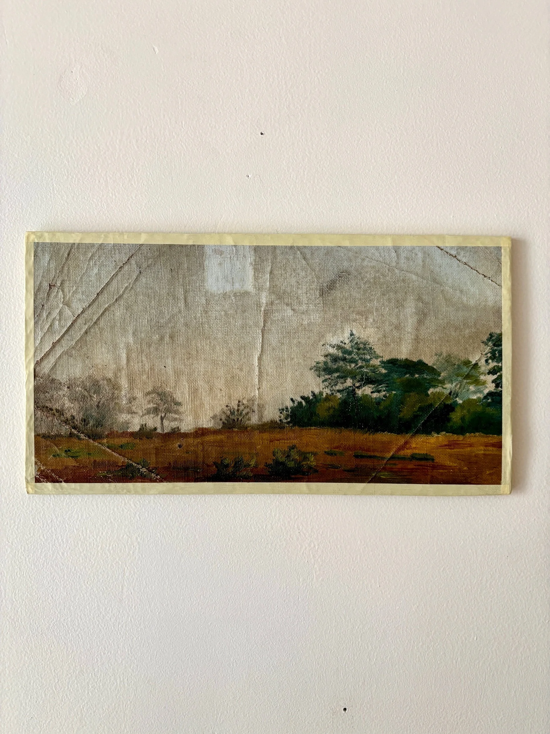 peinture-huile-toile-foret-66-art-decoration-vintage-axs-design-paris-france