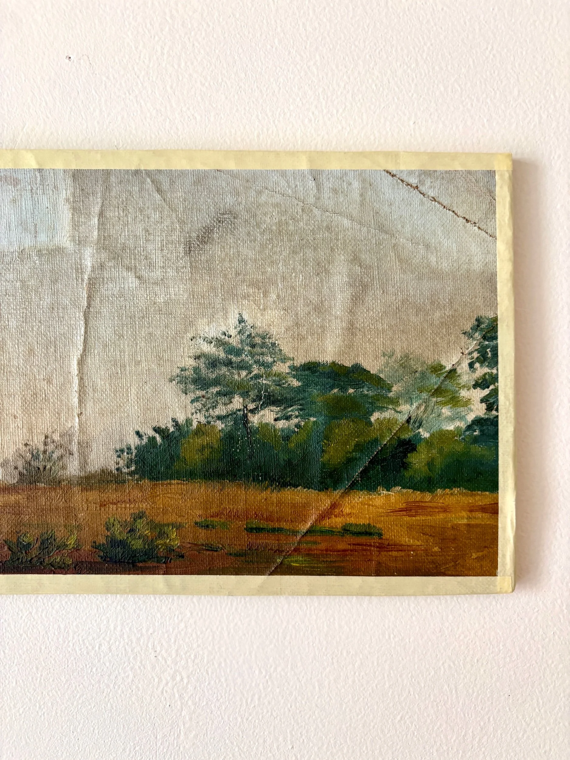 peinture-huile-toile-foret-66-art-decoration-vintage-axs-design-paris-france