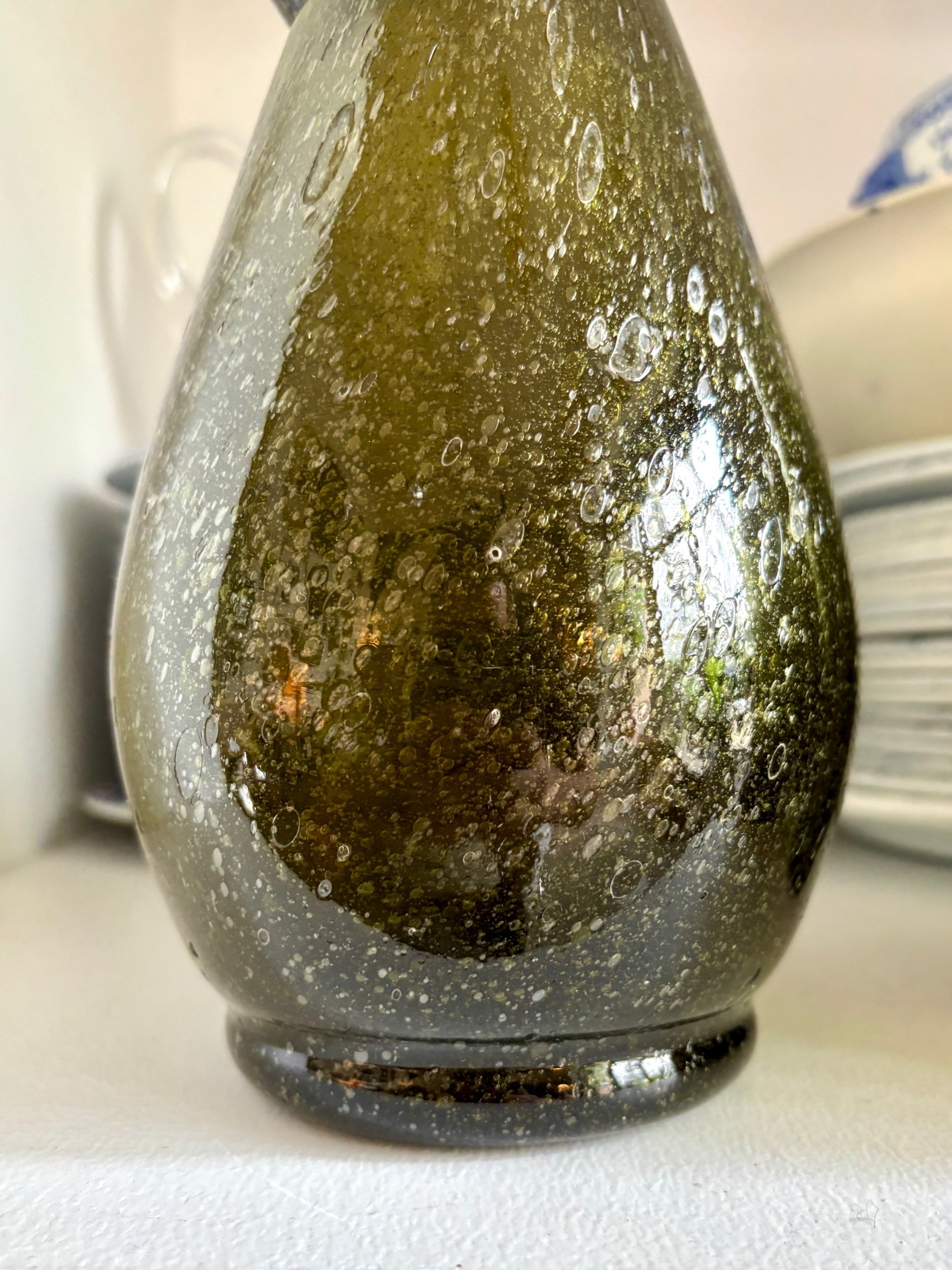 pichet-8-verres-verre-souffle-bulle-vert-decoration-vaisselle-vintage-axs-design-paris-france