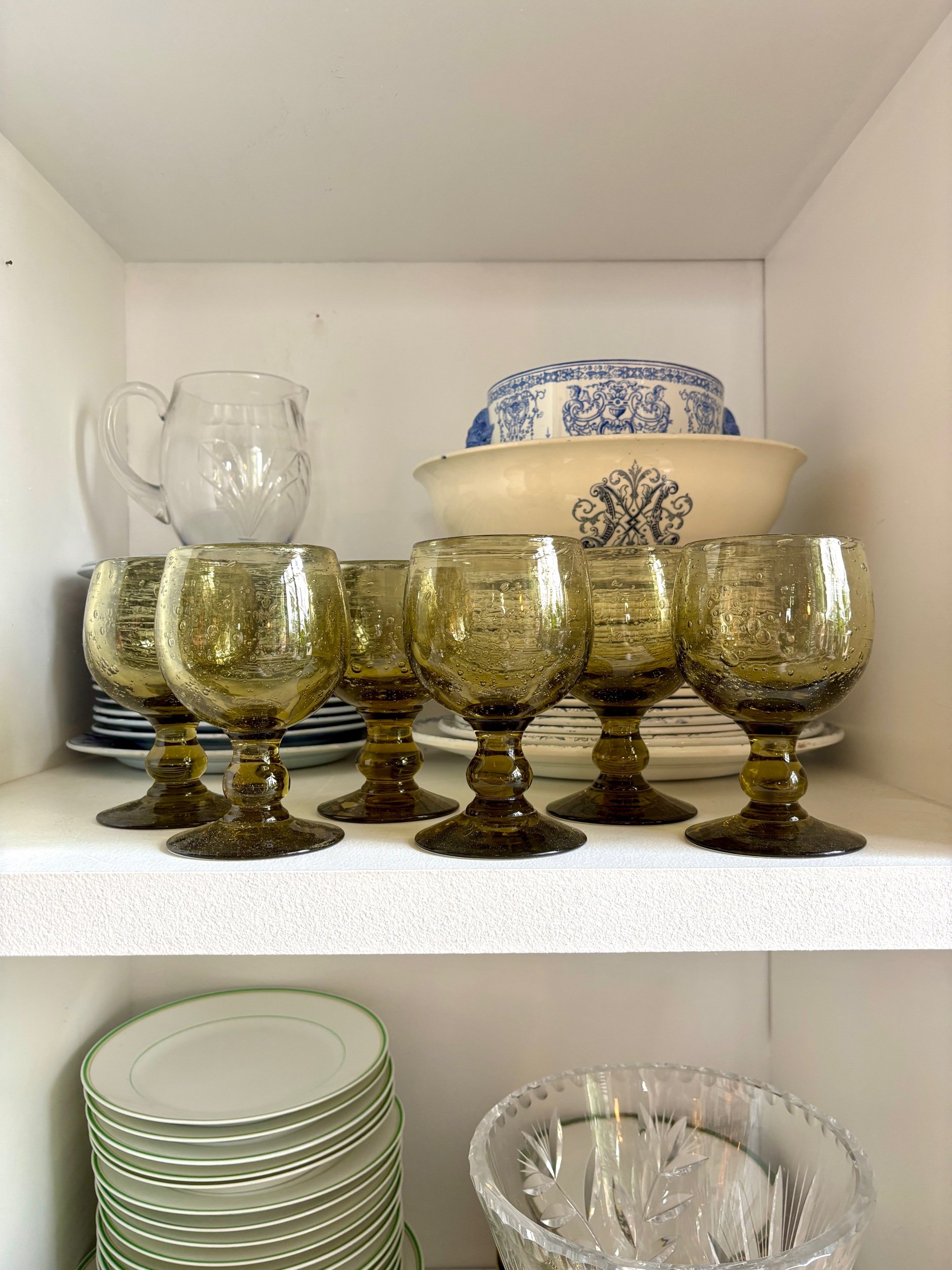 6-verres-verre-souffle-vert-vaiselle-decoration-vintage-axs-design-paris-france