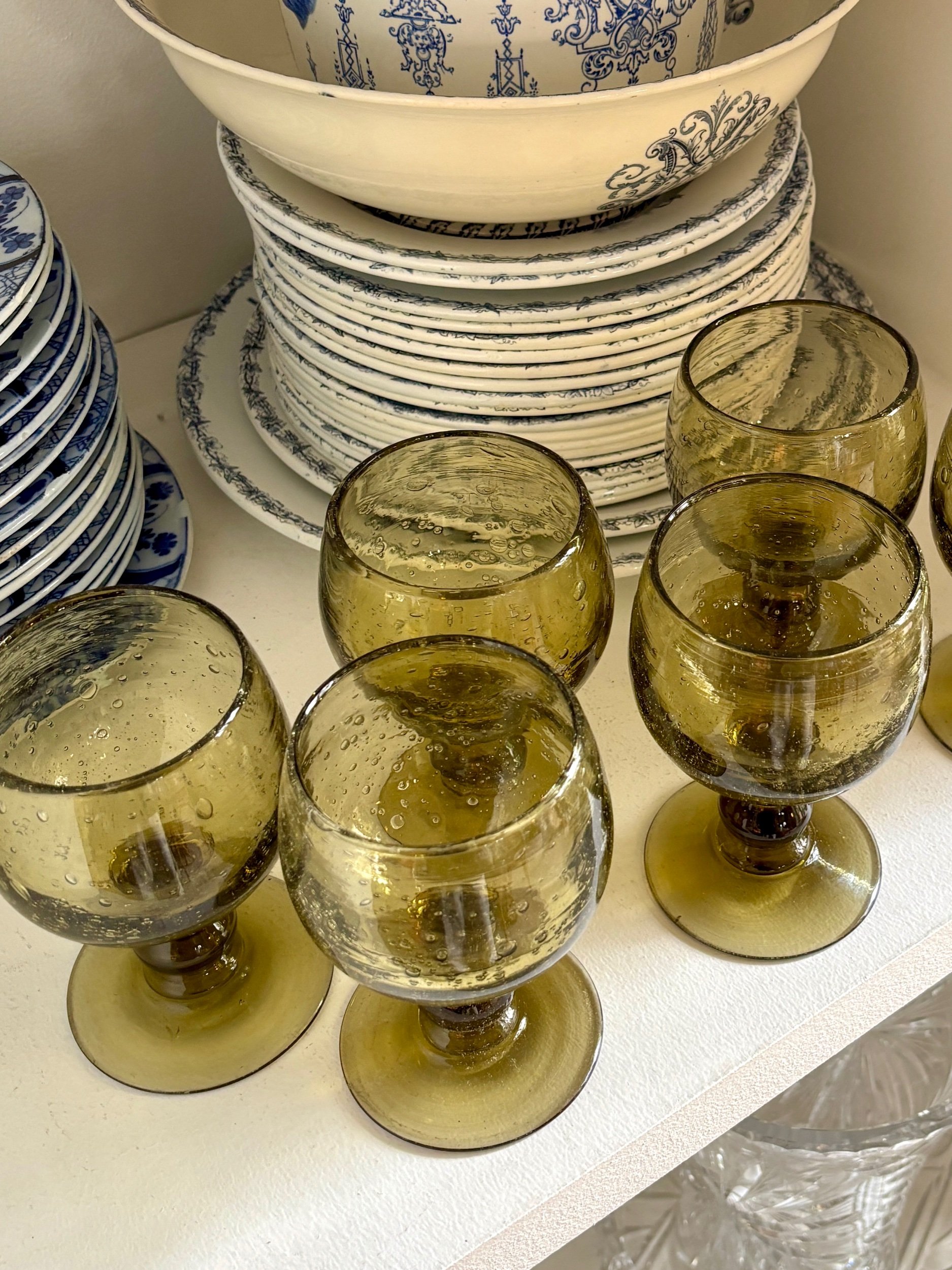 6-verres-verre-souffle-vert-vaiselle-decoration-vintage-axs-design-paris-france