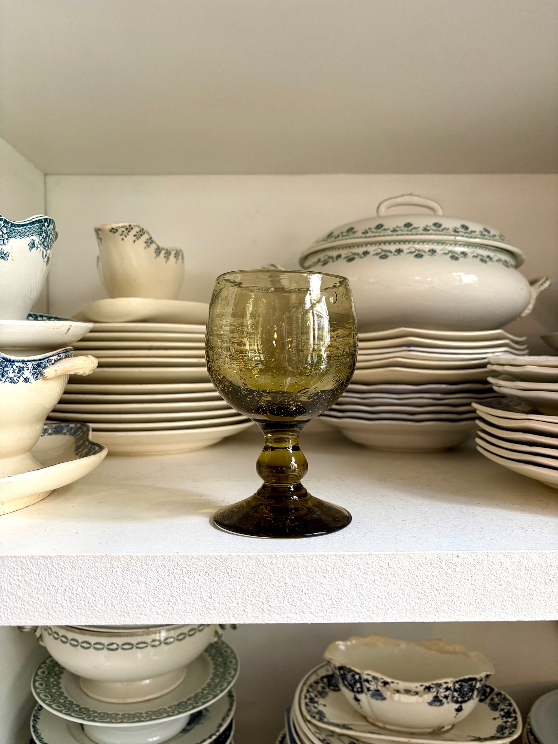 verre-souffle-vert-vaiselle-decoration-vintage-axs-design-paris-france