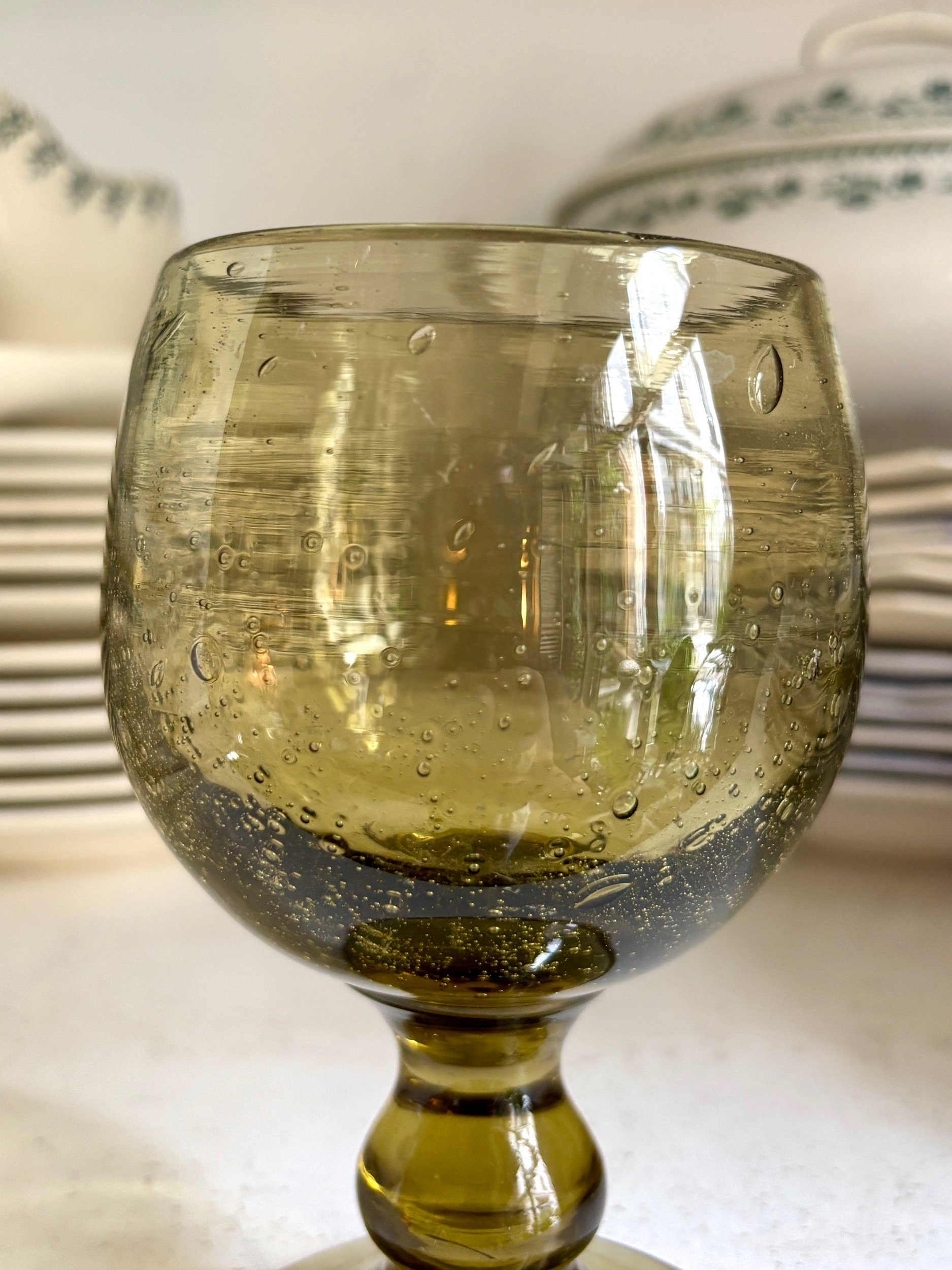 verre-souffle-vert-vaiselle-decoration-vintage-axs-design-paris-france