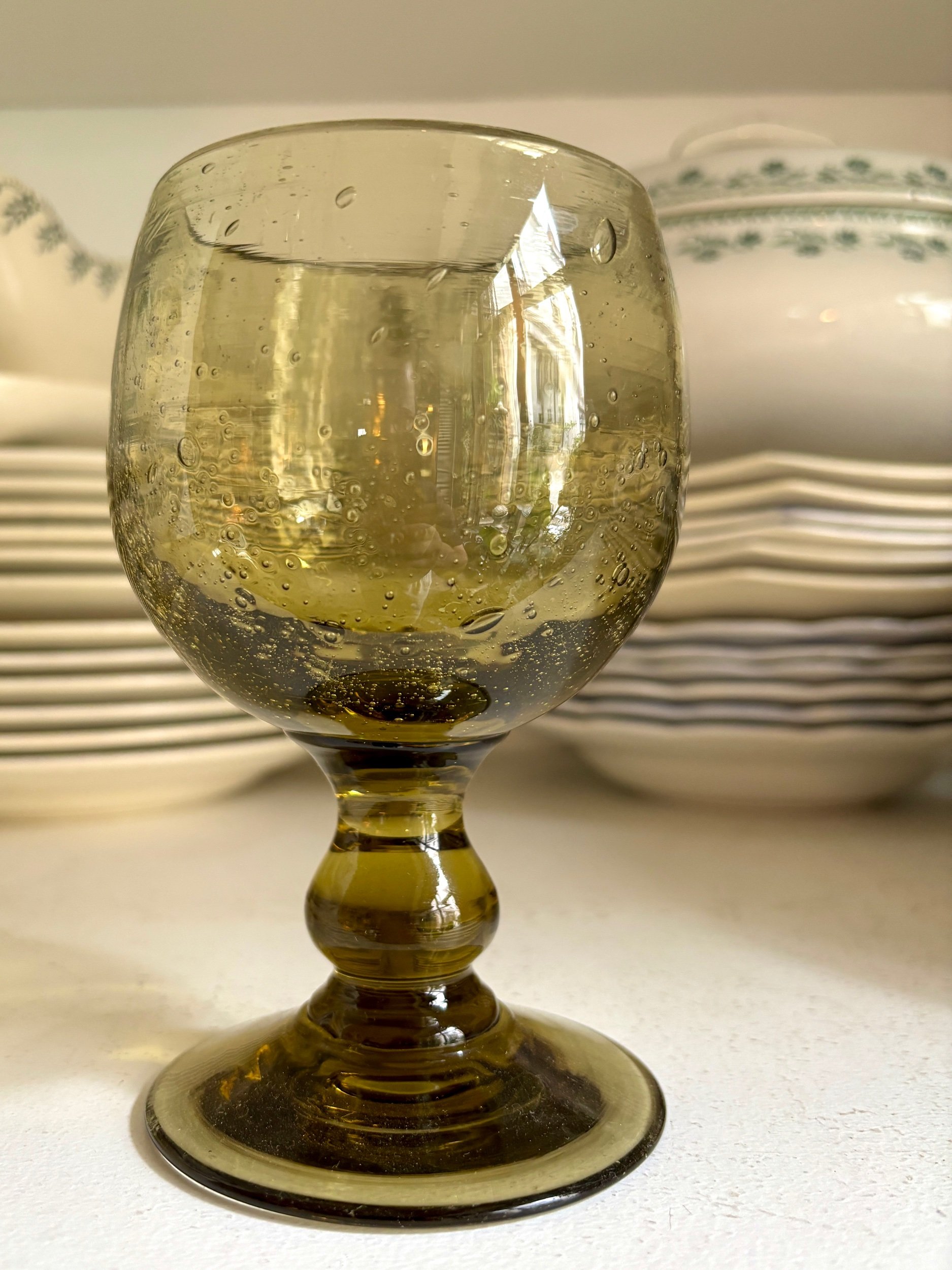 verre-souffle-vert-vaiselle-decoration-vintage-axs-design-paris-france