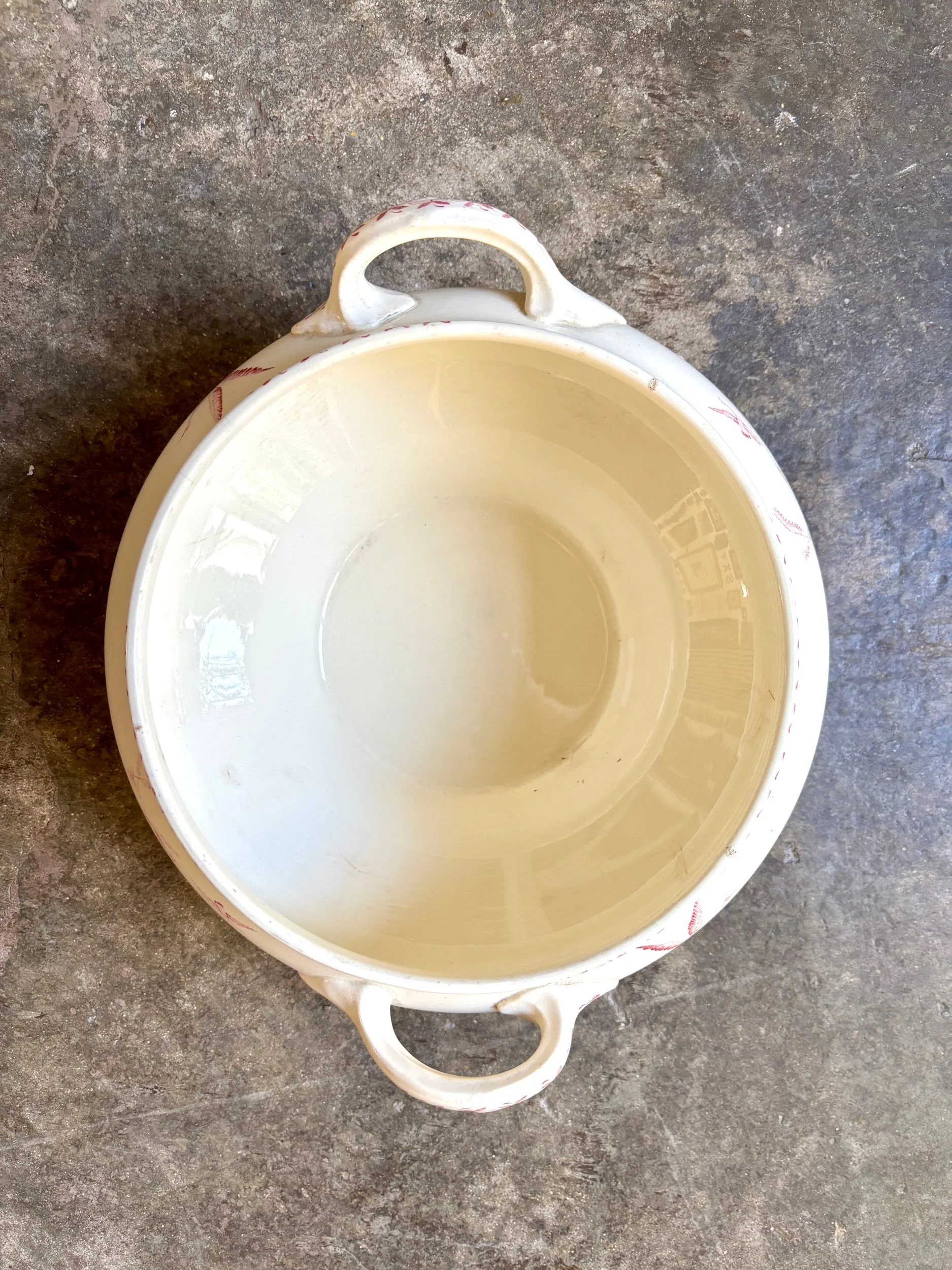 saladier-soupiere-badonviller-terre-de-fer-rose-blanc-vaisselle-vintage-axs-design-paris-france