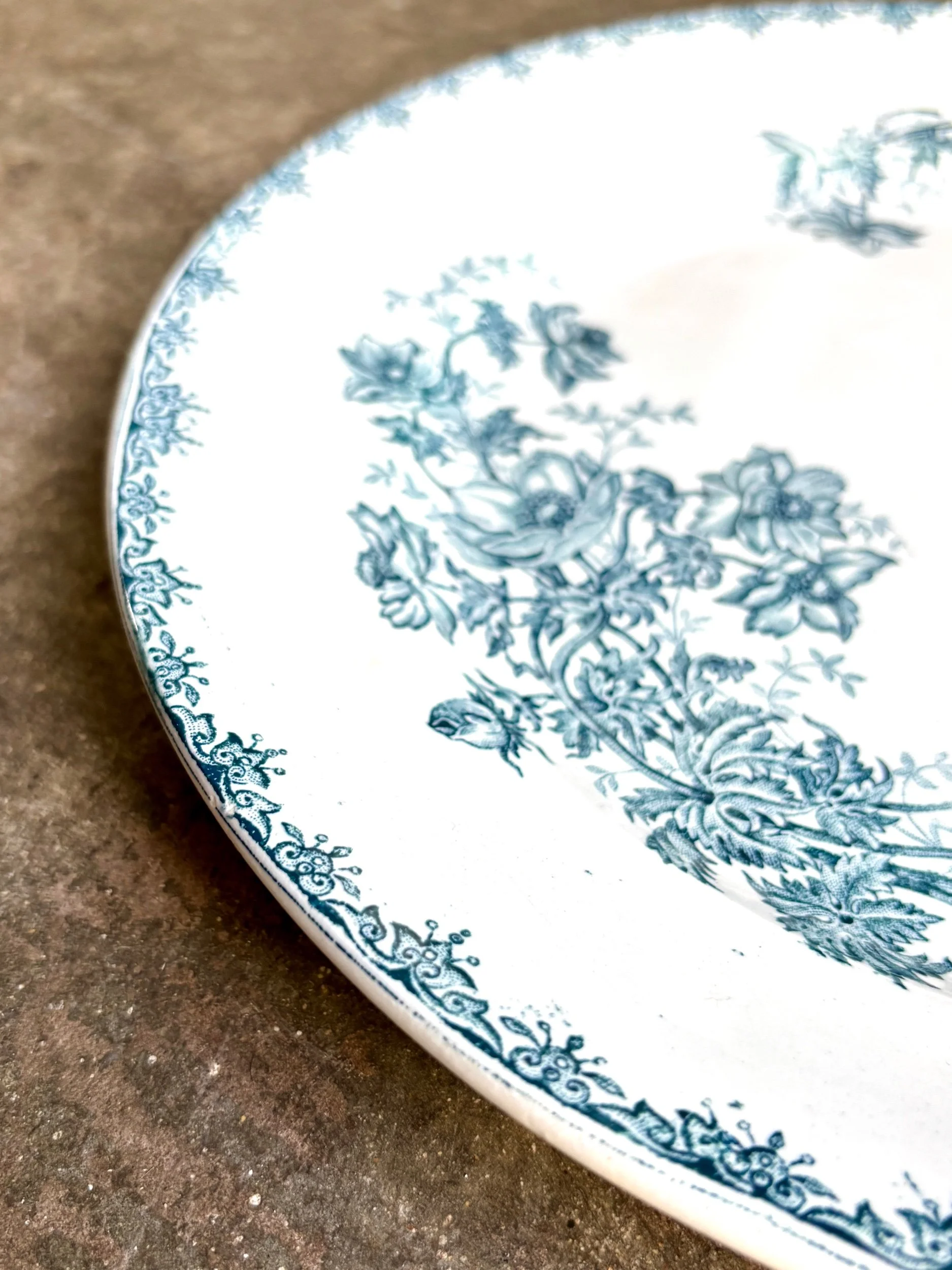 plat-rond-2-leon-graves-anemones-terre-de-fer-blanc-bleu-vaisselle-vintage-axs-design-paris-france